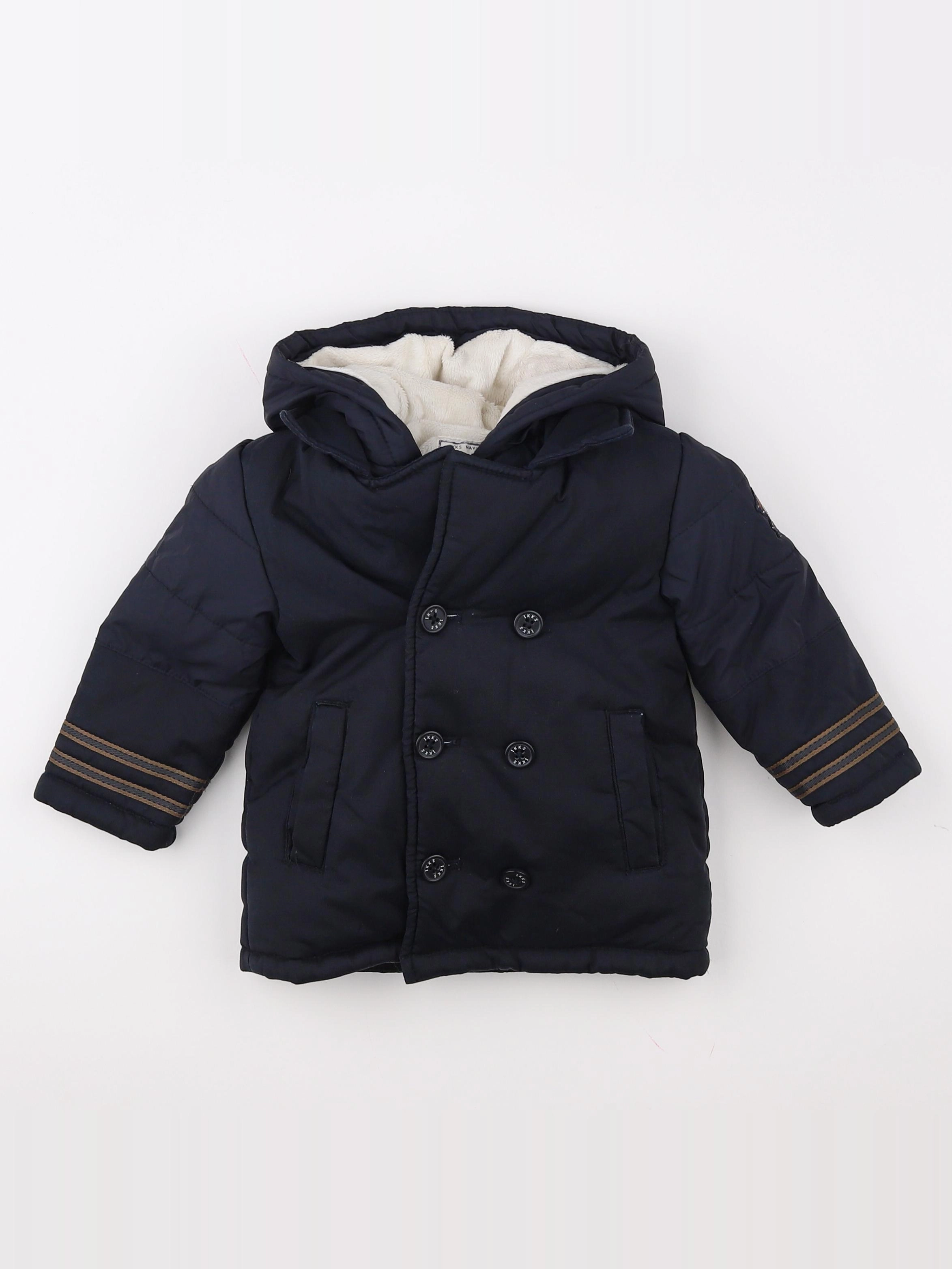 IKKS - parka noir - 12 mois