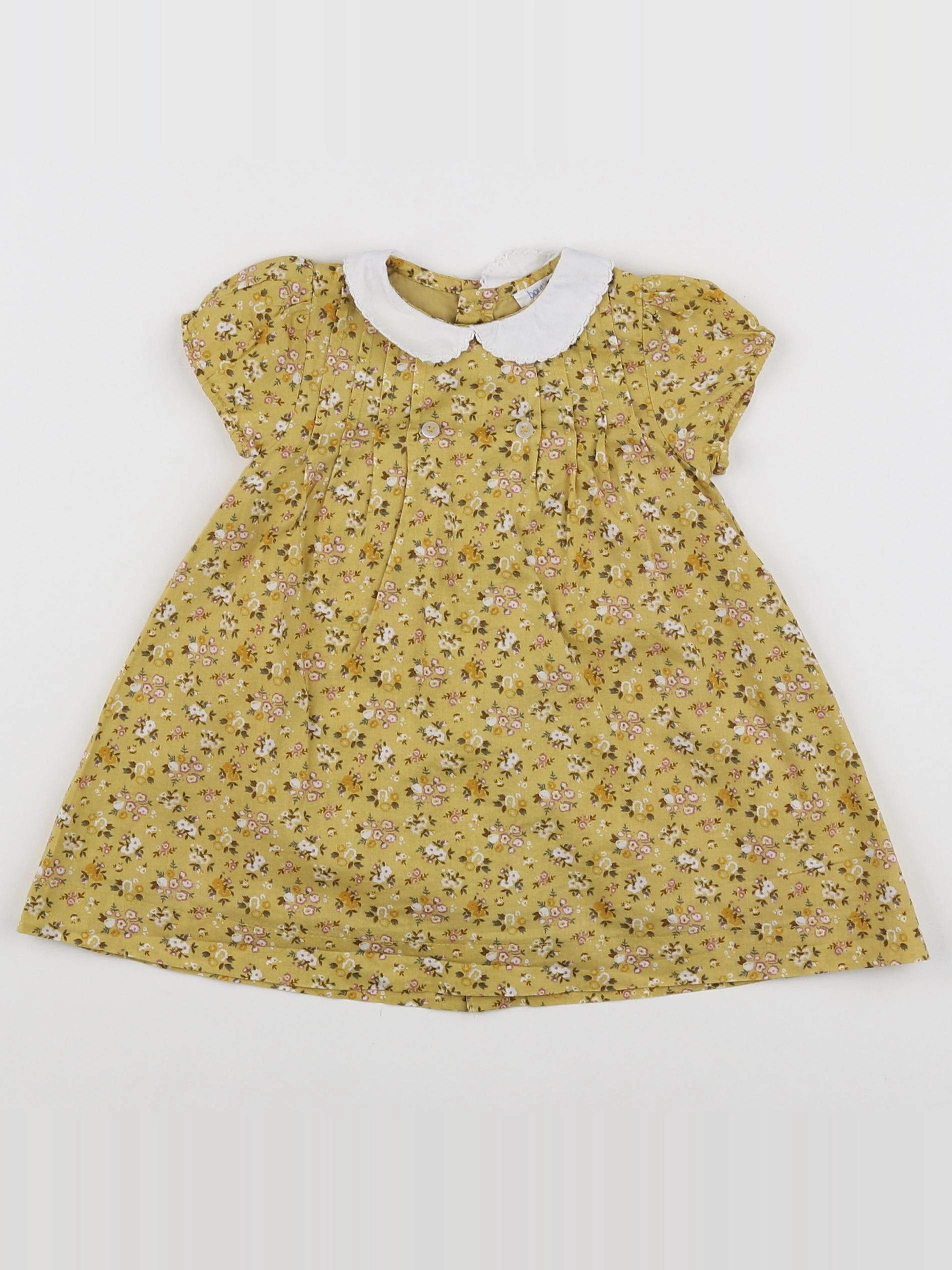 Boutchou - robe jaune - 6 mois
