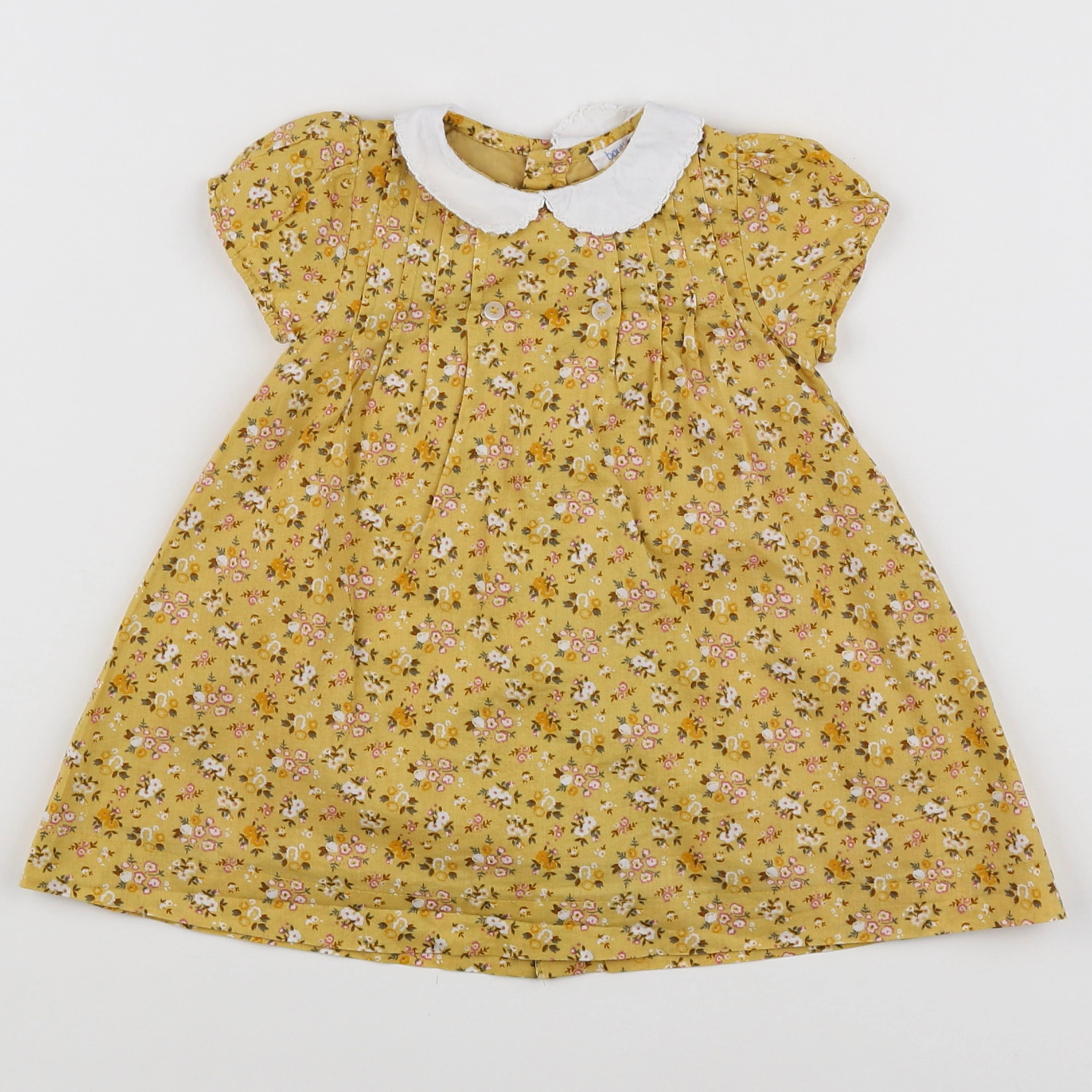 Boutchou - robe jaune - 6 mois