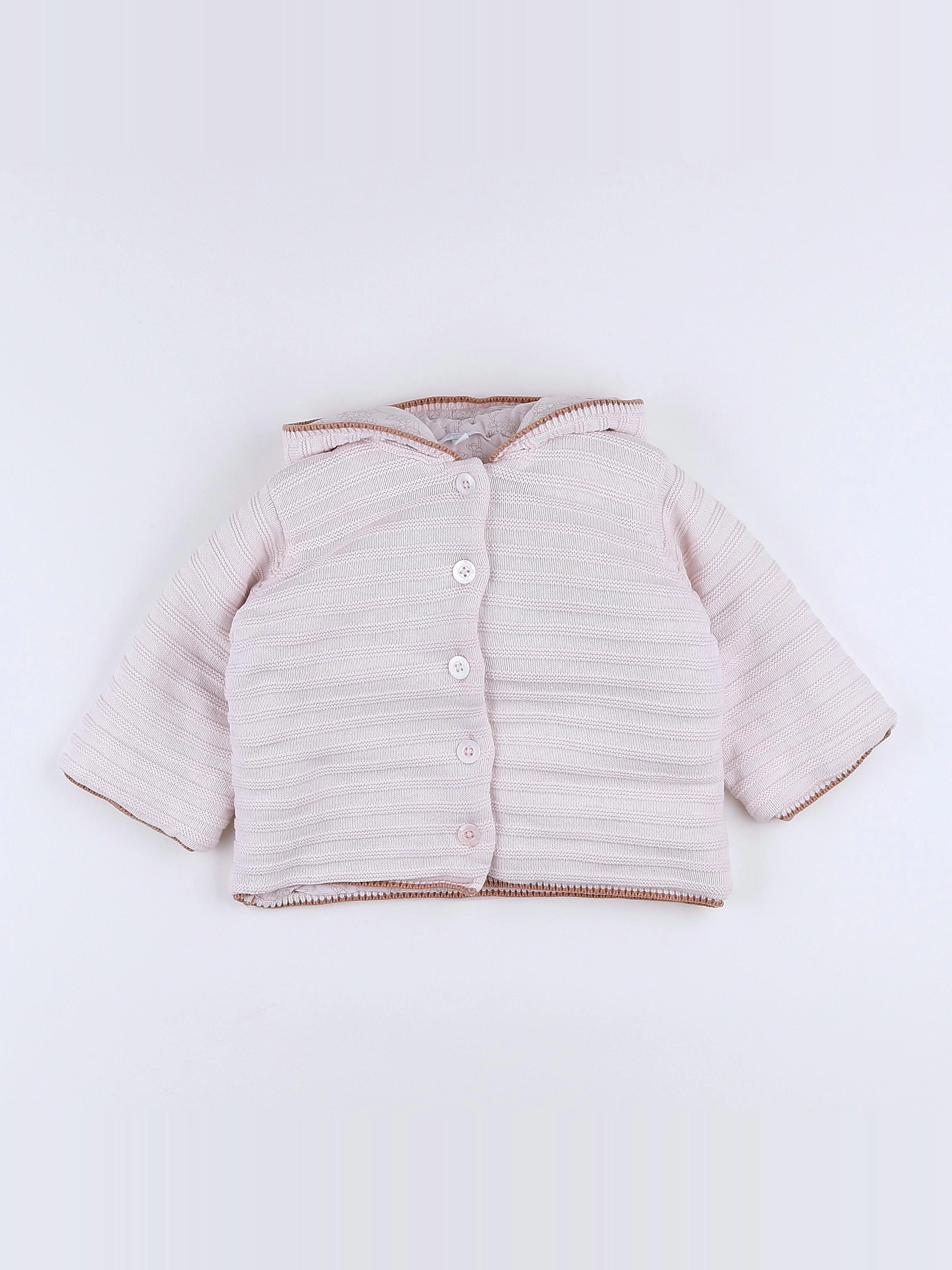 Jacadi - veste rose - 12 mois