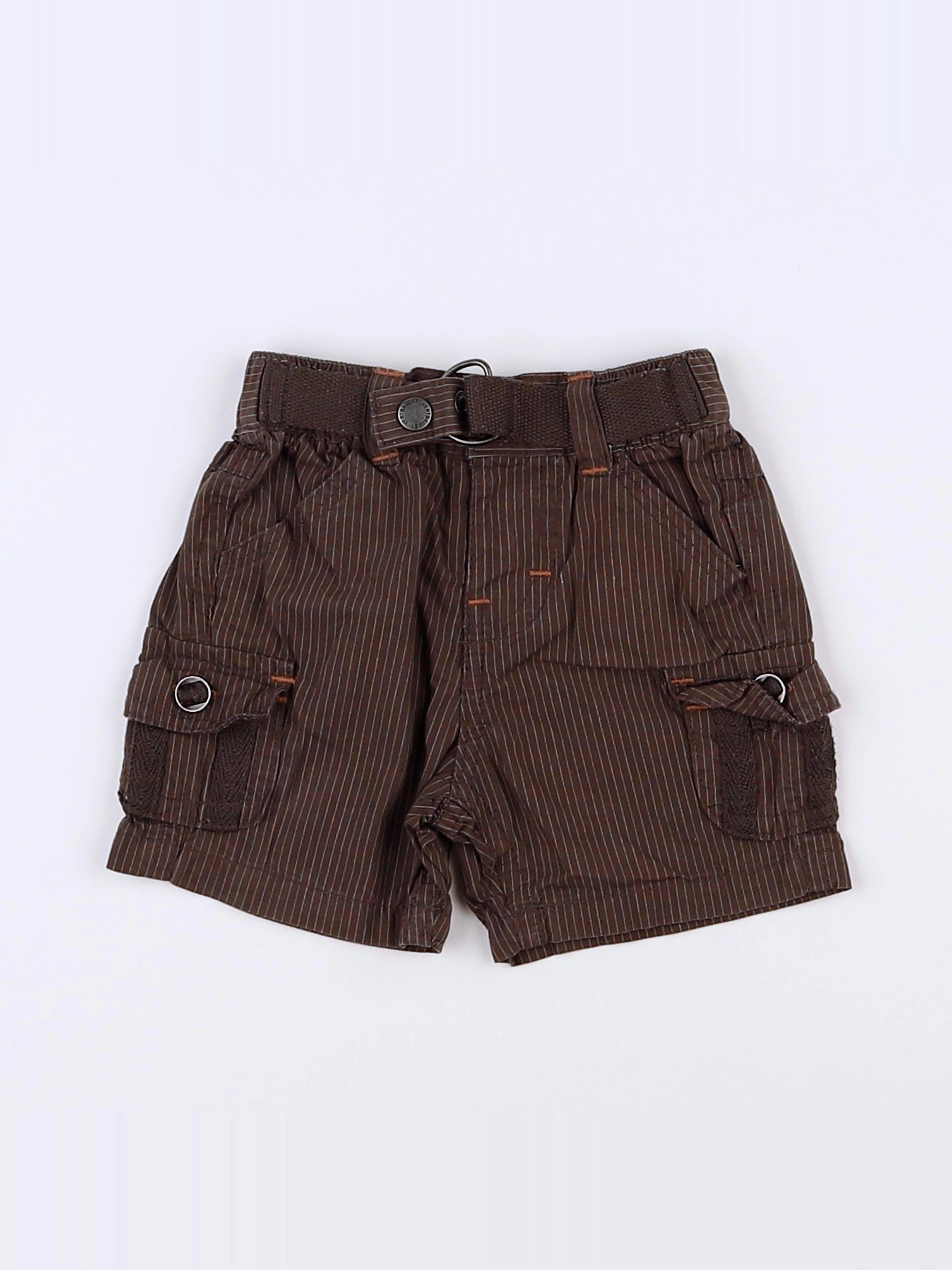 Vertbaudet - short marron - 3 mois