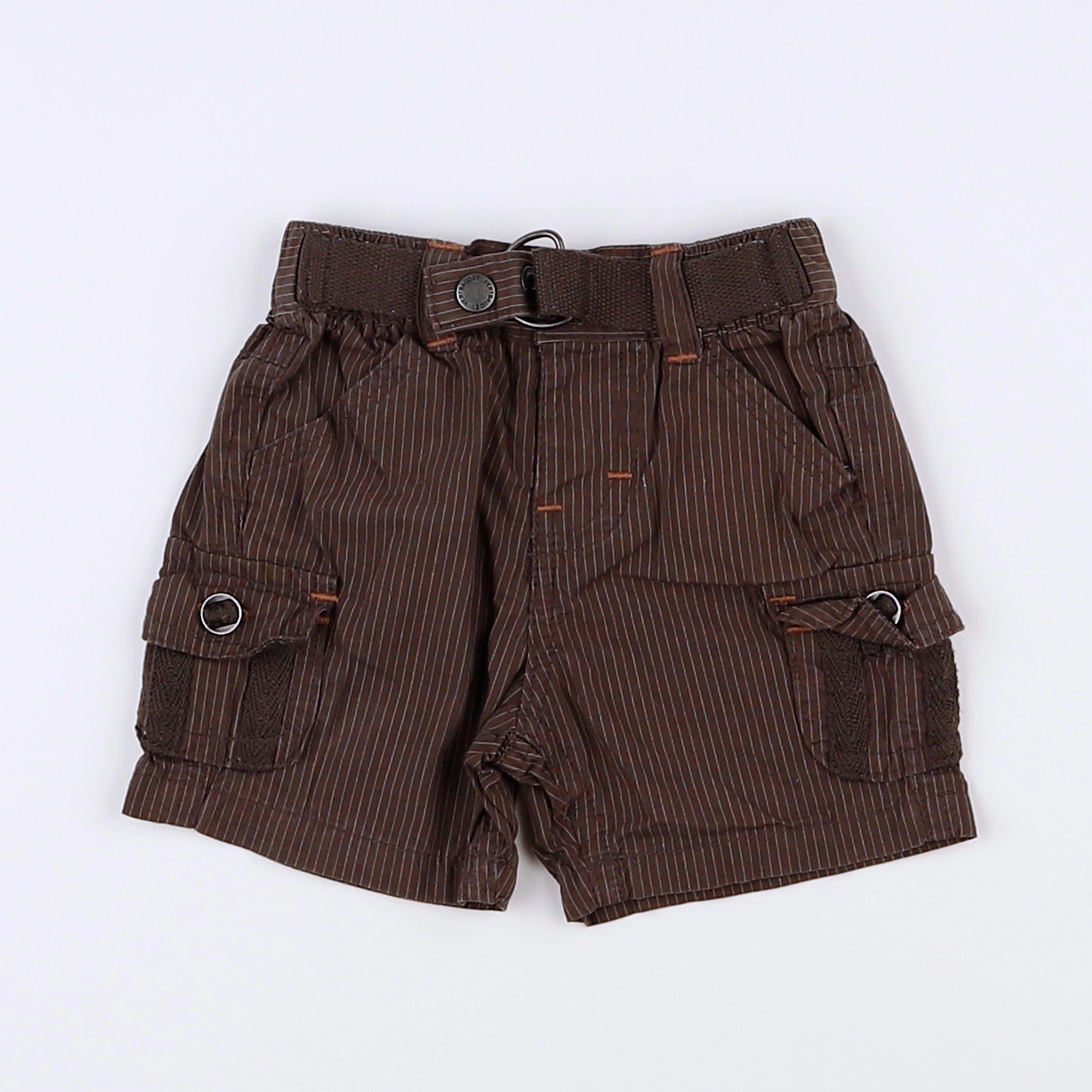 Vertbaudet - short marron - 3 mois