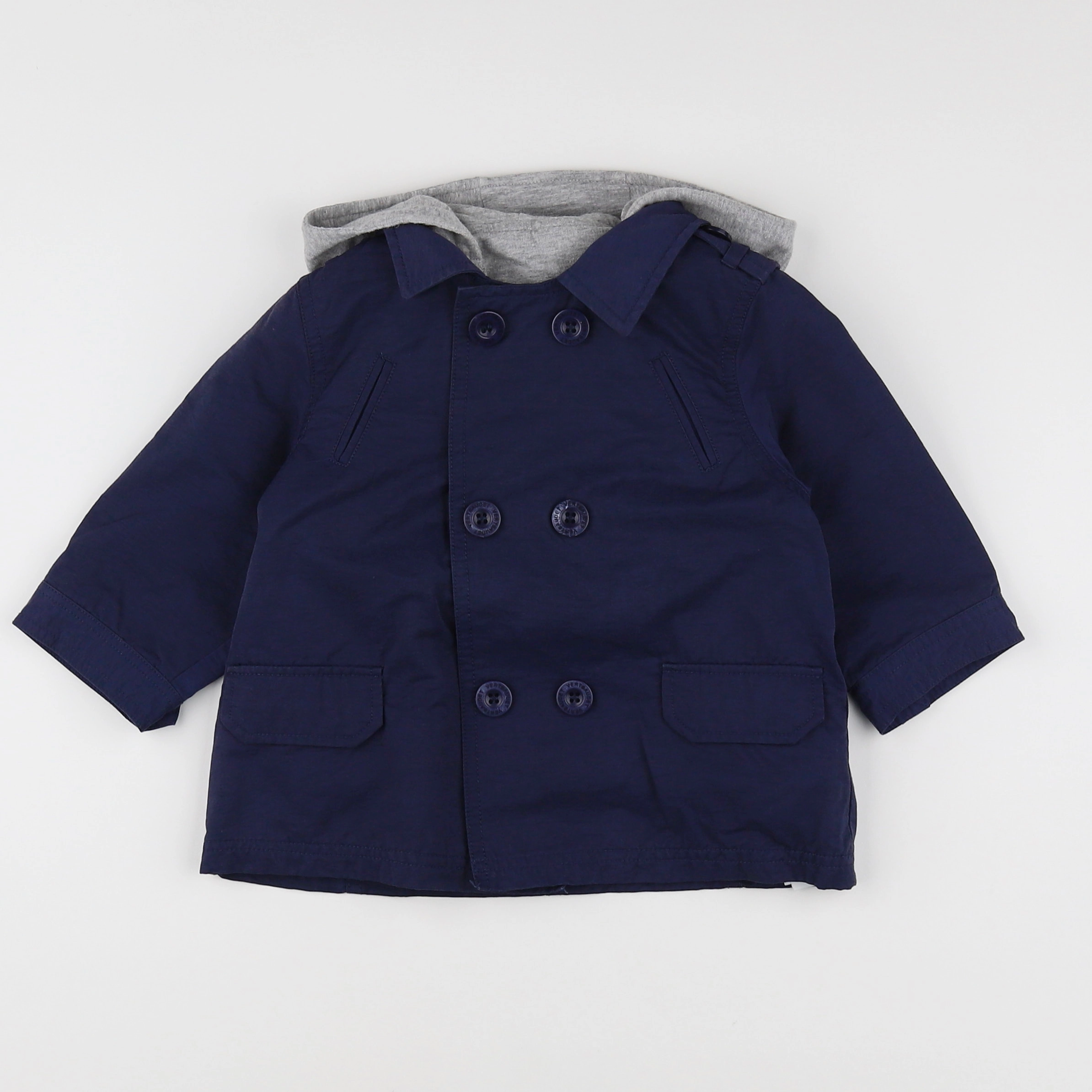 Vertbaudet - veste bleu - 12/18 mois