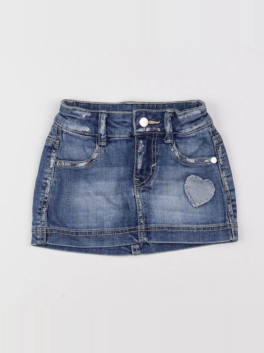 Benetton - jupe bleu - 12 mois
