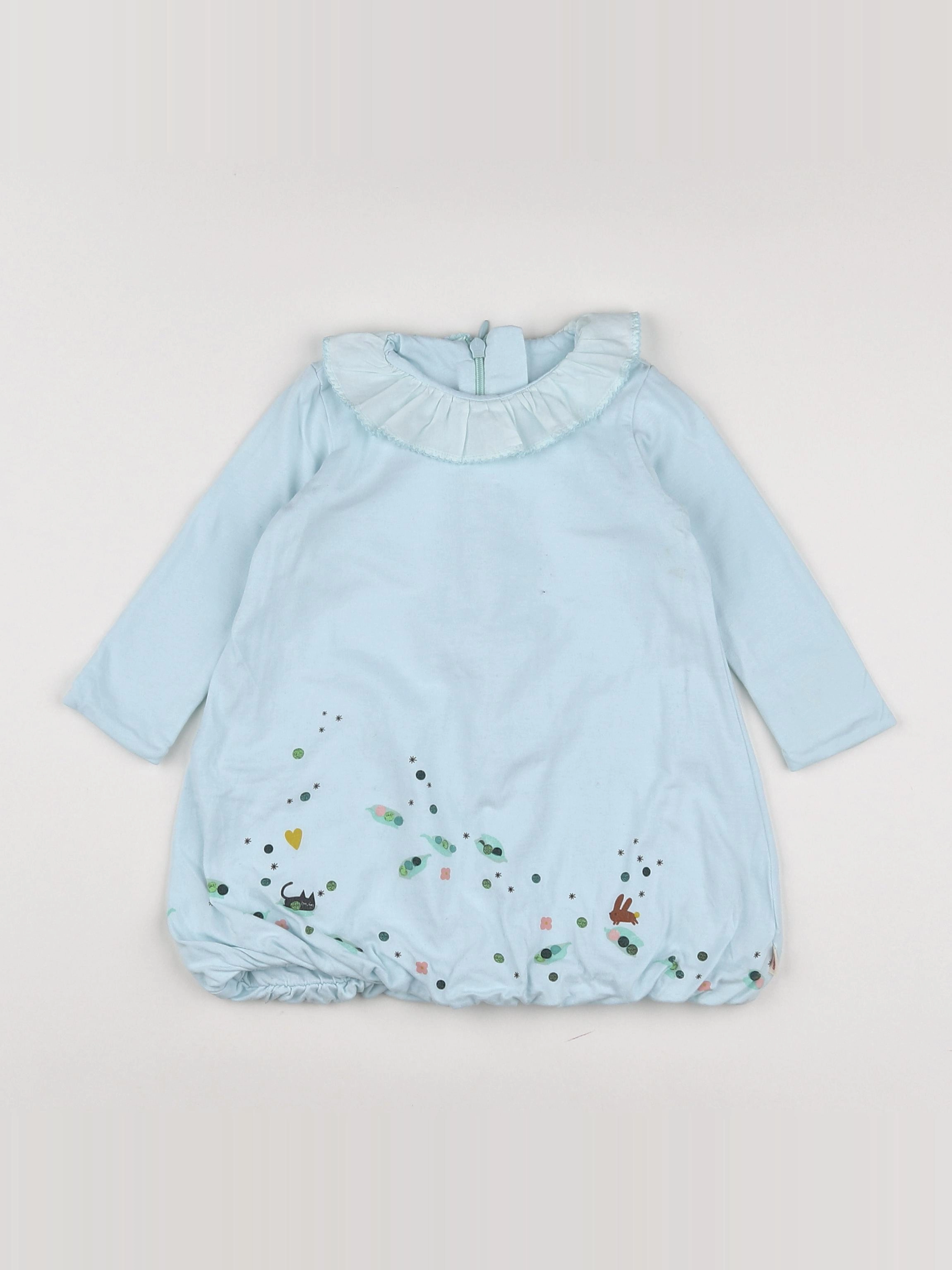 Catimini - robe bleu - 18 mois