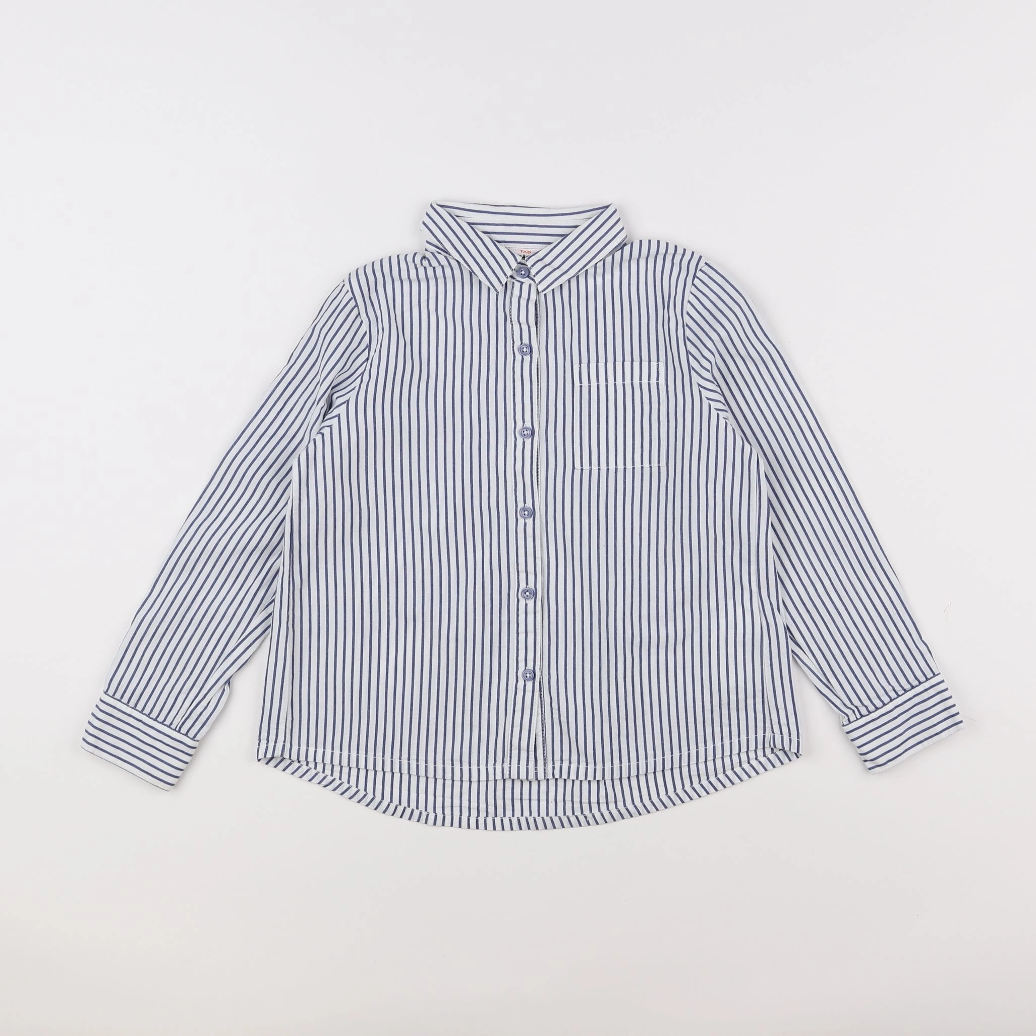 Tape à l'oeil - chemise blanc, bleu - 6 ans