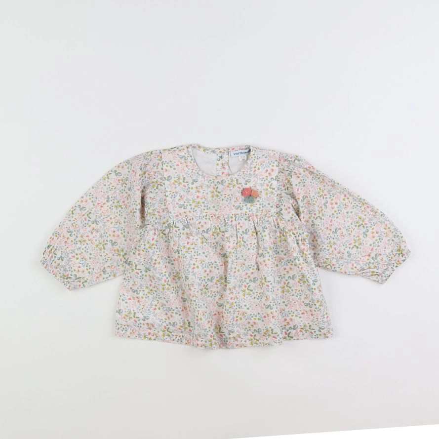 Vertbaudet - blouse multicolore - 18 mois