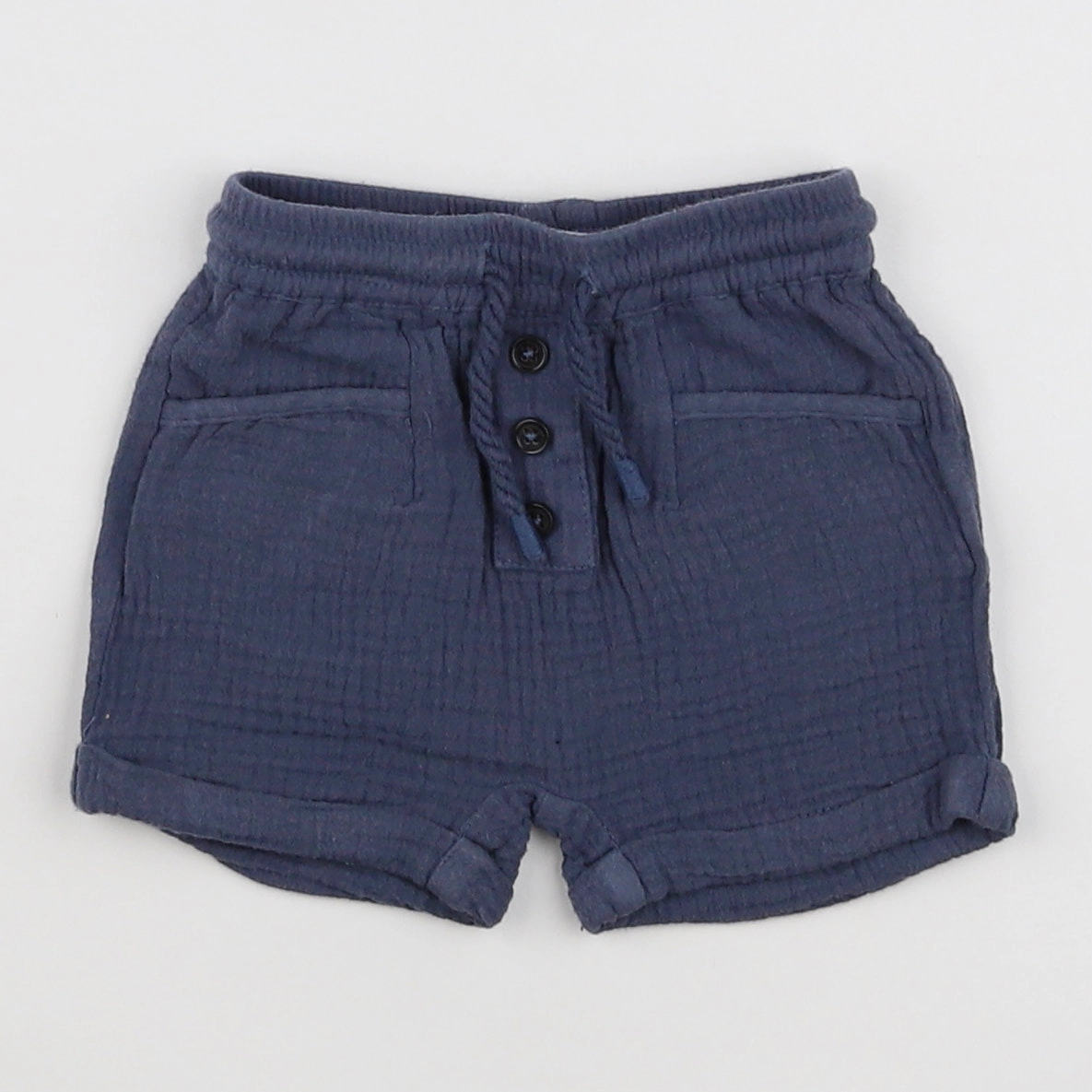 Vertbaudet - short bleu - 3 mois