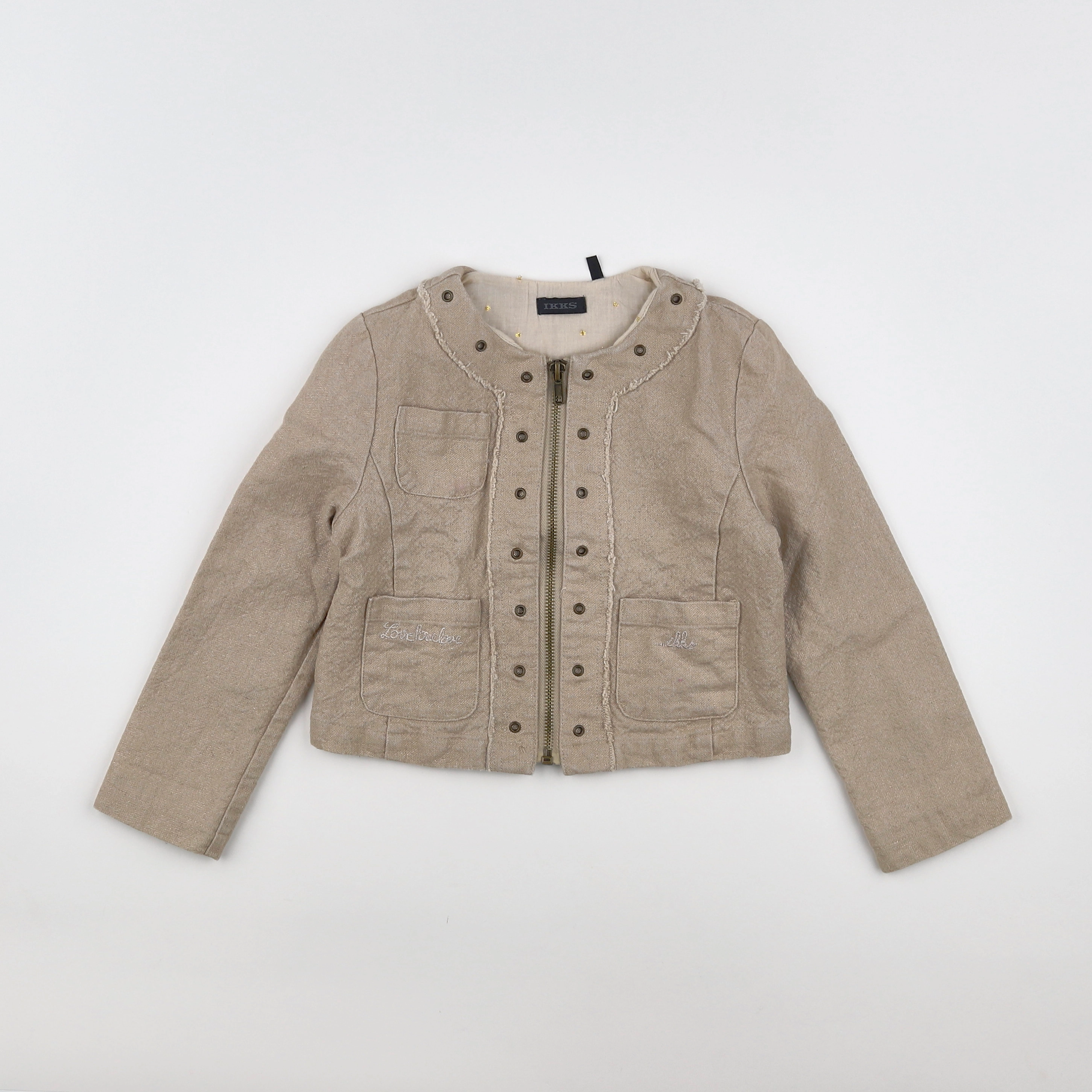 IKKS - veste beige - 4 ans