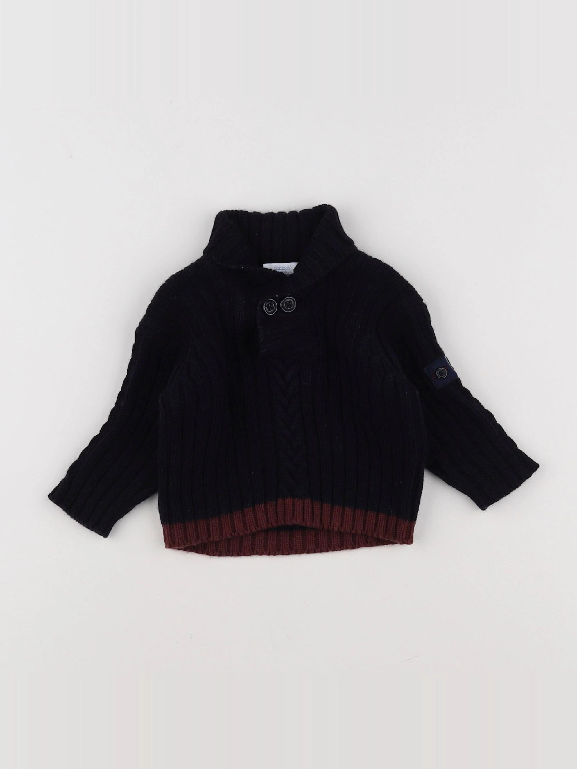 Jacadi - pull bleu - 6 mois