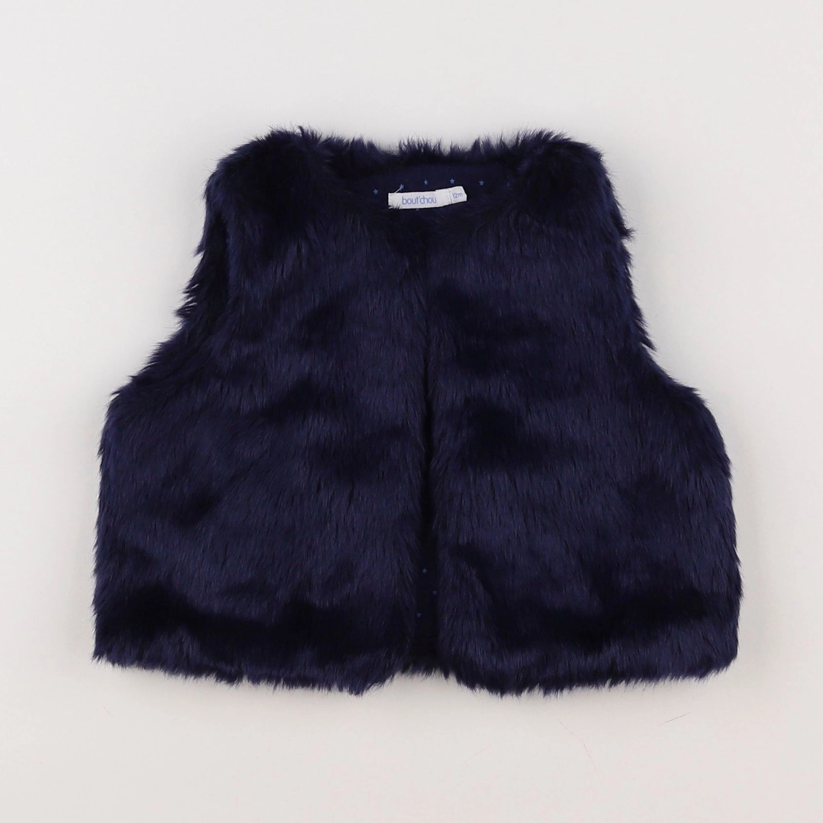 Boutchou - gilet bleu - 12 mois