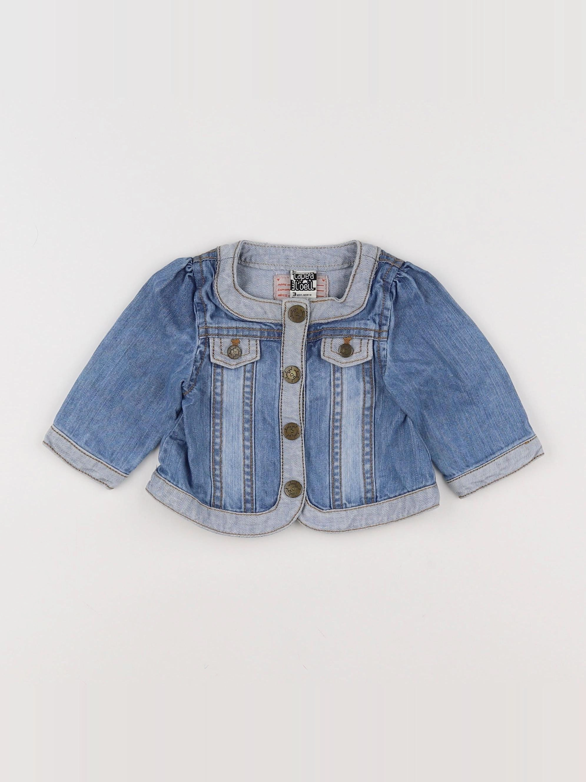 Tape à l'oeil - veste bleu - 3 mois