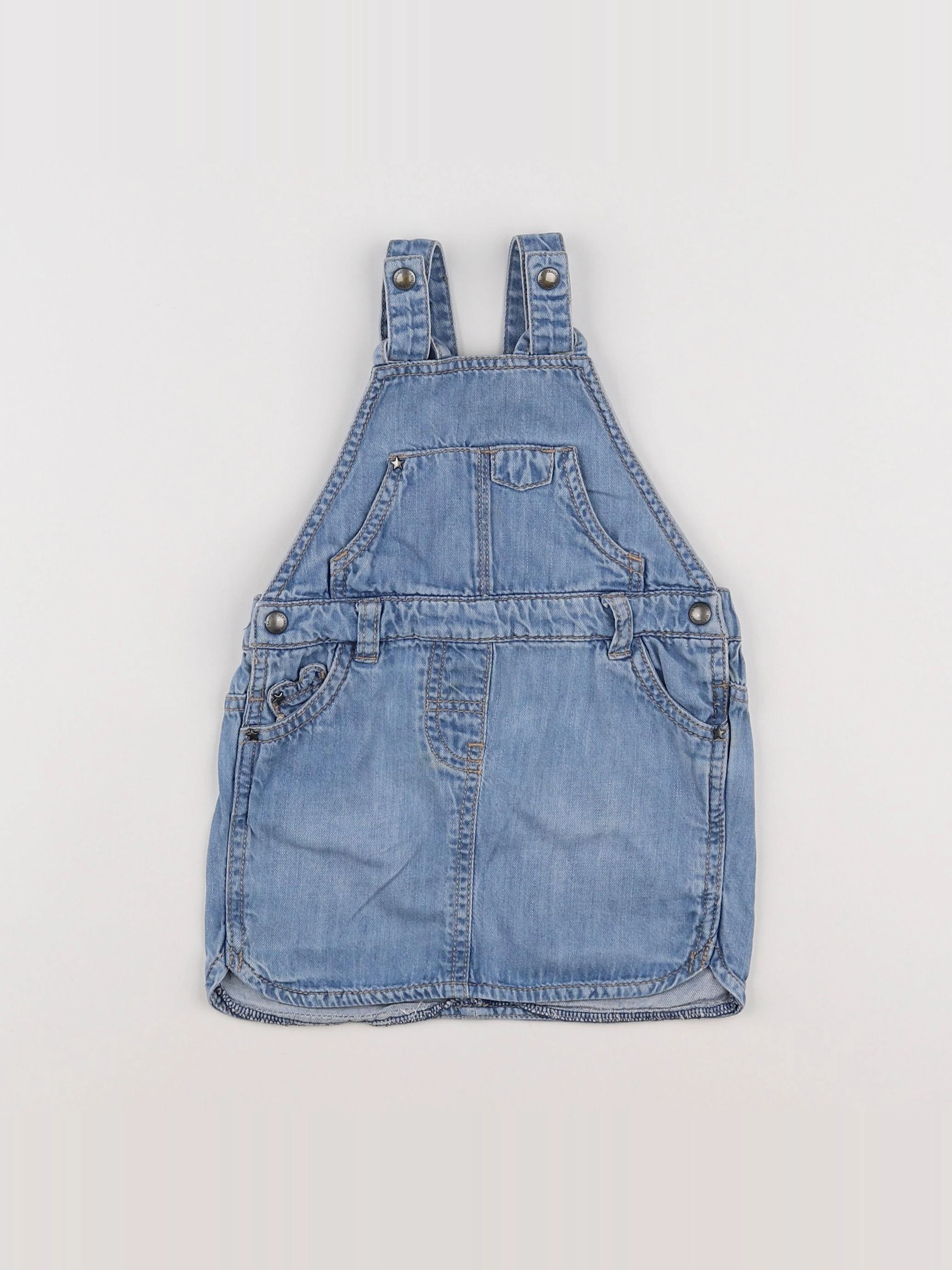 Vertbaudet - robe bleu - 18 mois