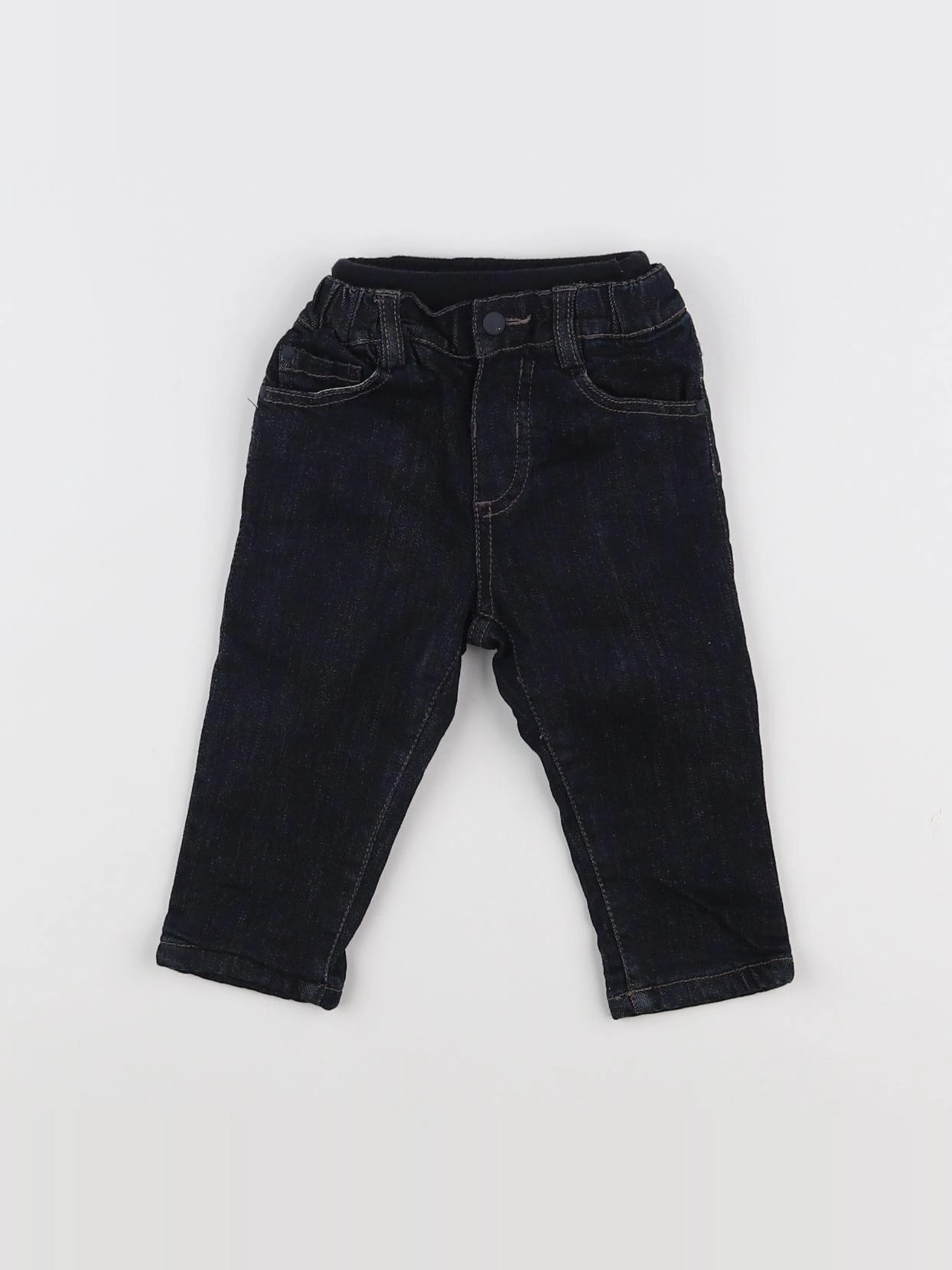 Boutchou - jean doublé bleu - 6 mois