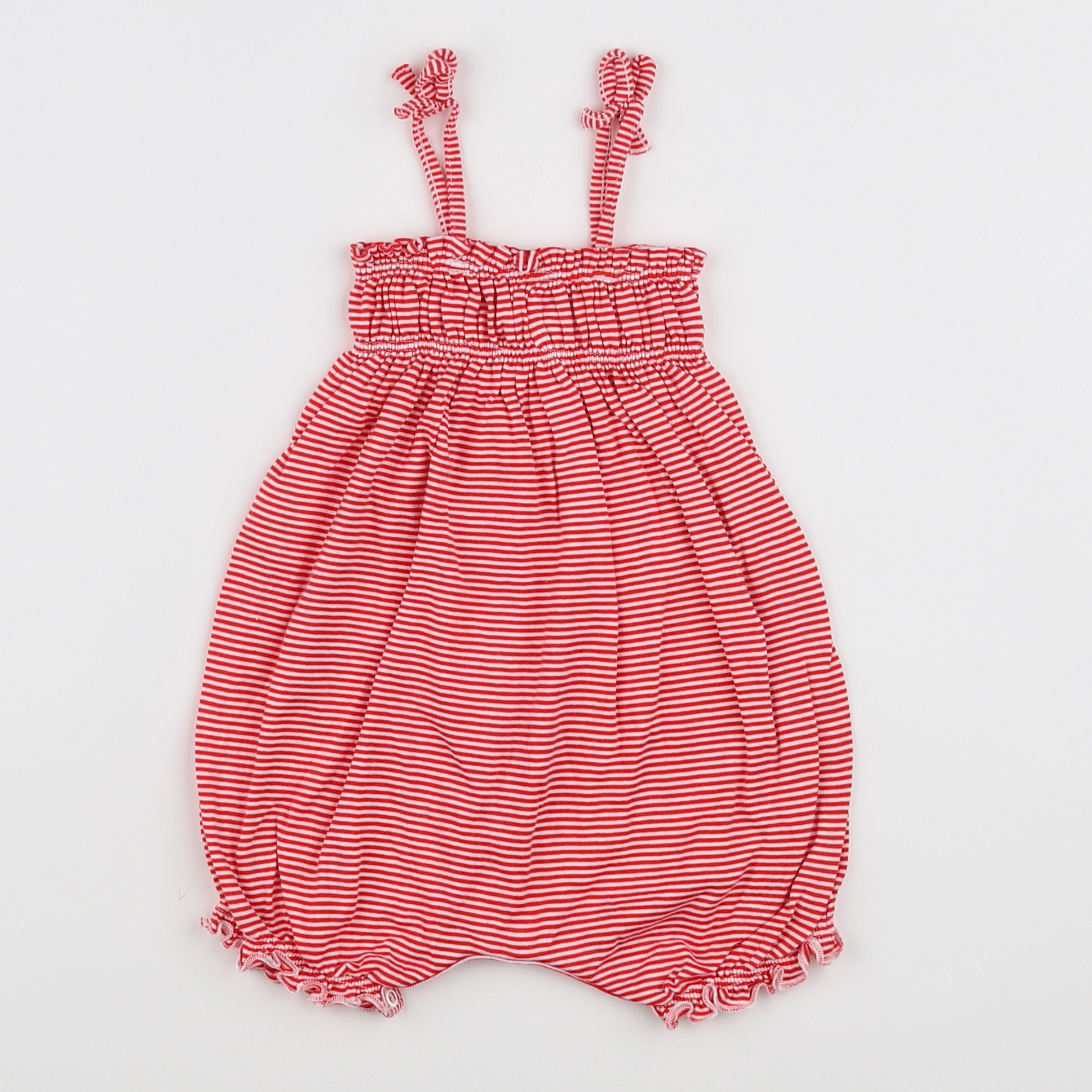 Petit Bateau - combinaison rouge - 3 mois