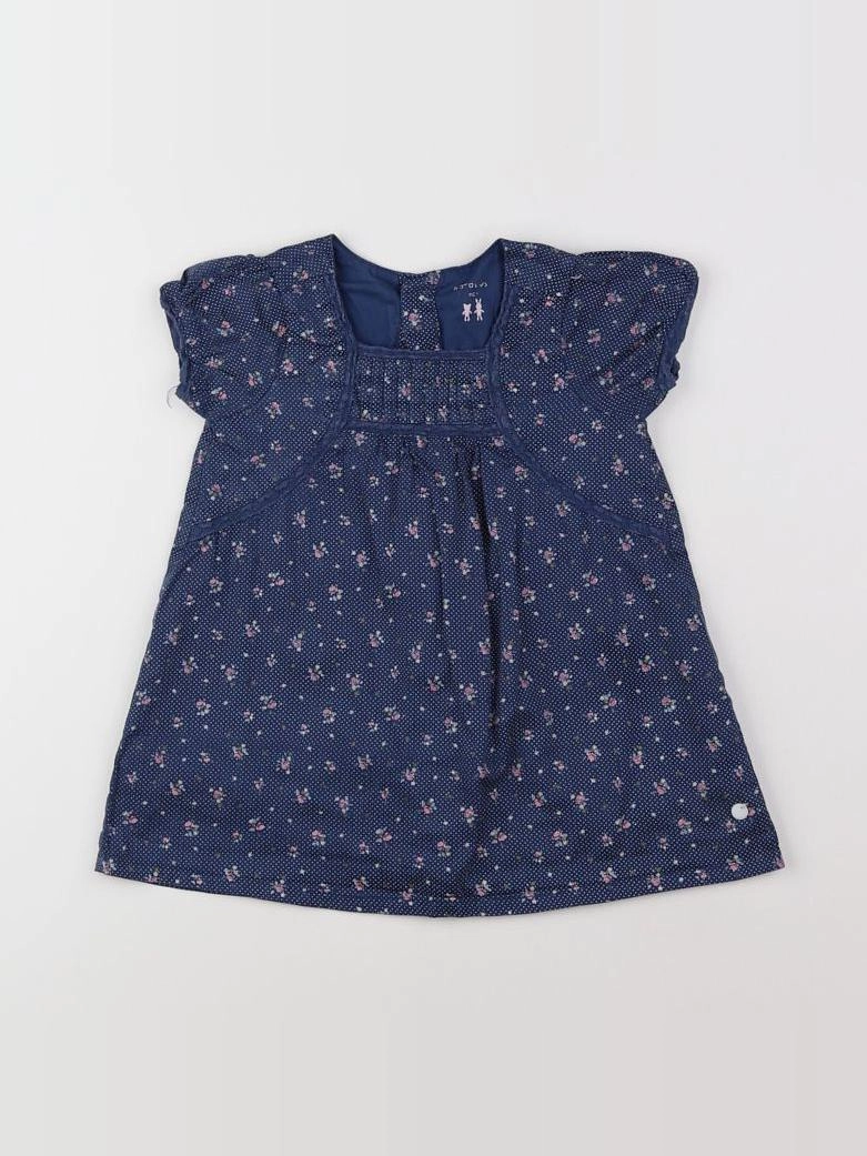 Natalys - robe bleu - 12 mois