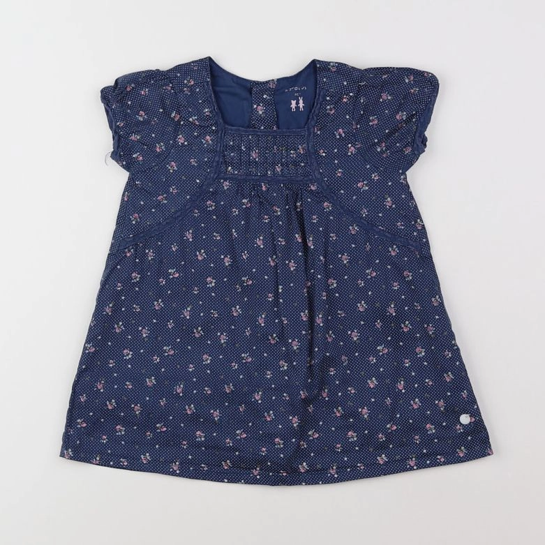 Natalys - robe bleu - 12 mois
