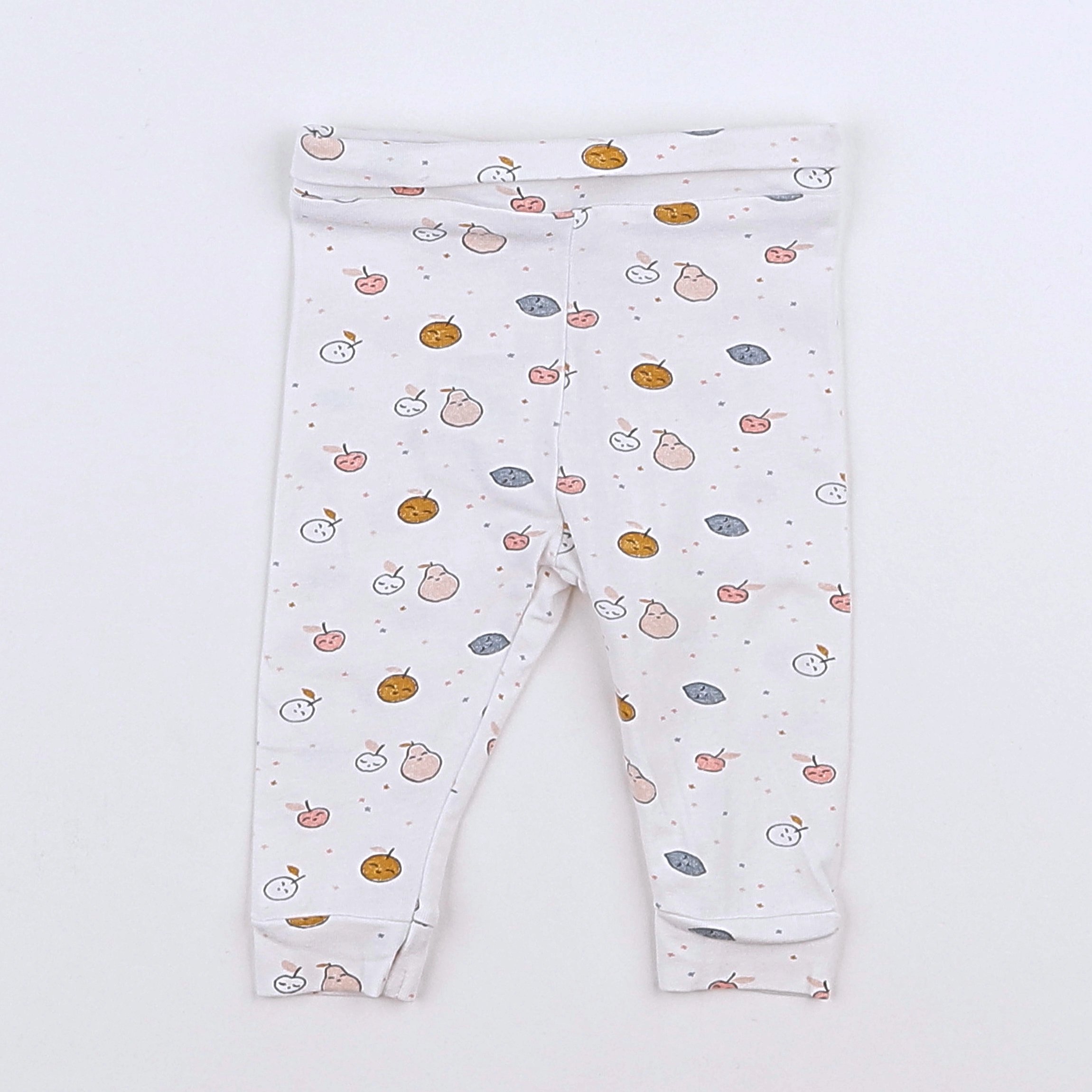 Vertbaudet - legging blanc - 1 mois