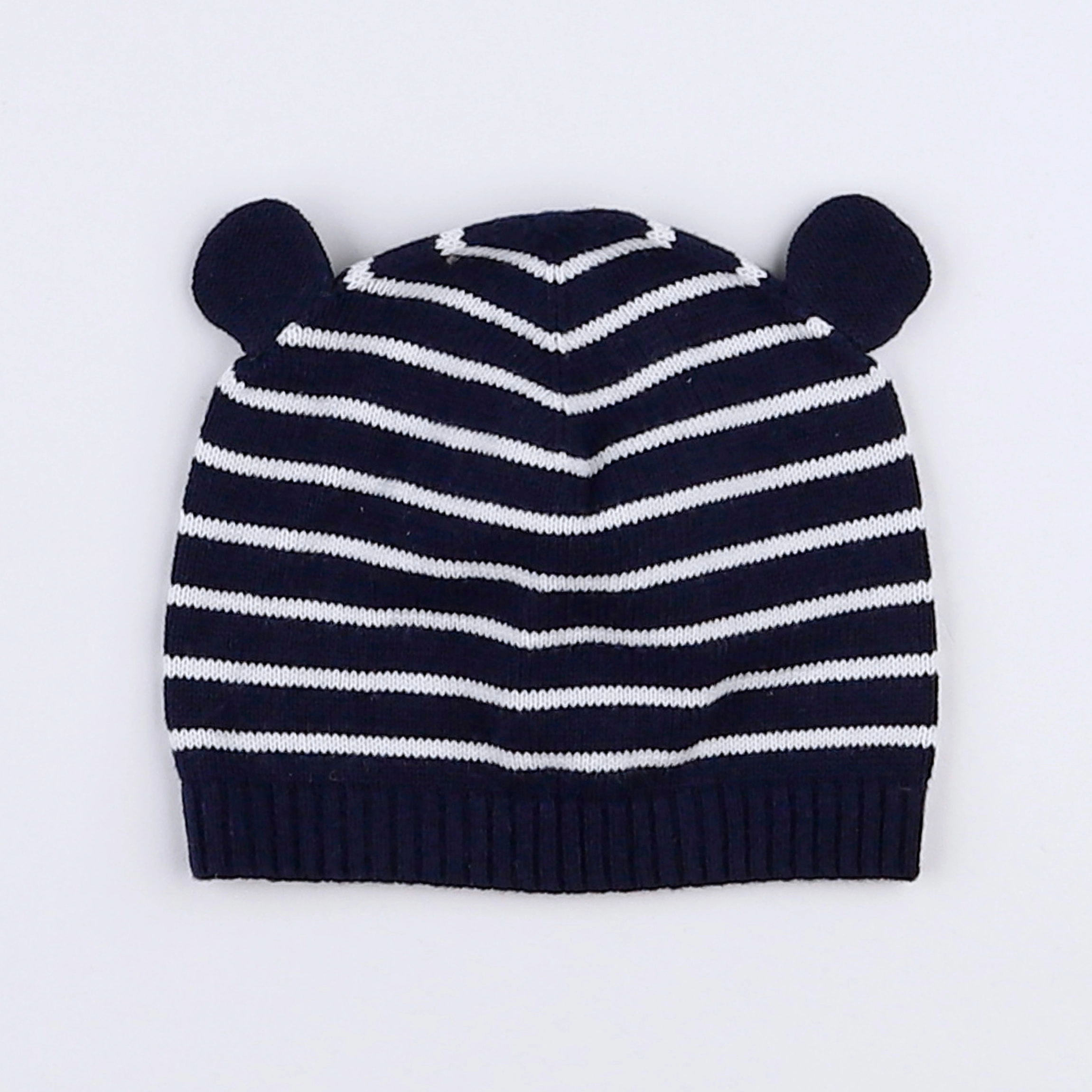 Petit Bateau - bonnet bleu - 12/18 mois