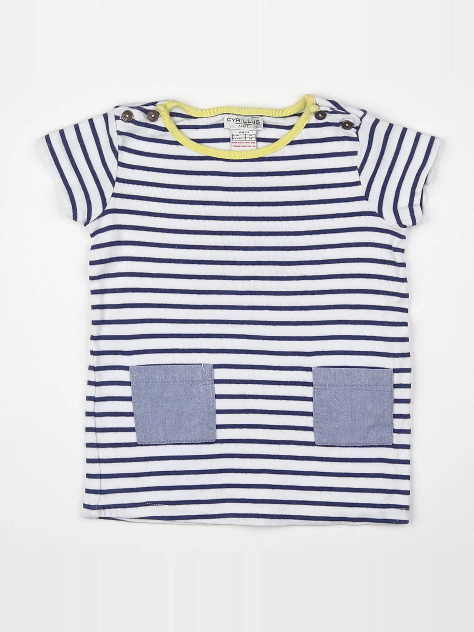Cyrillus - robe bleu - 12 mois