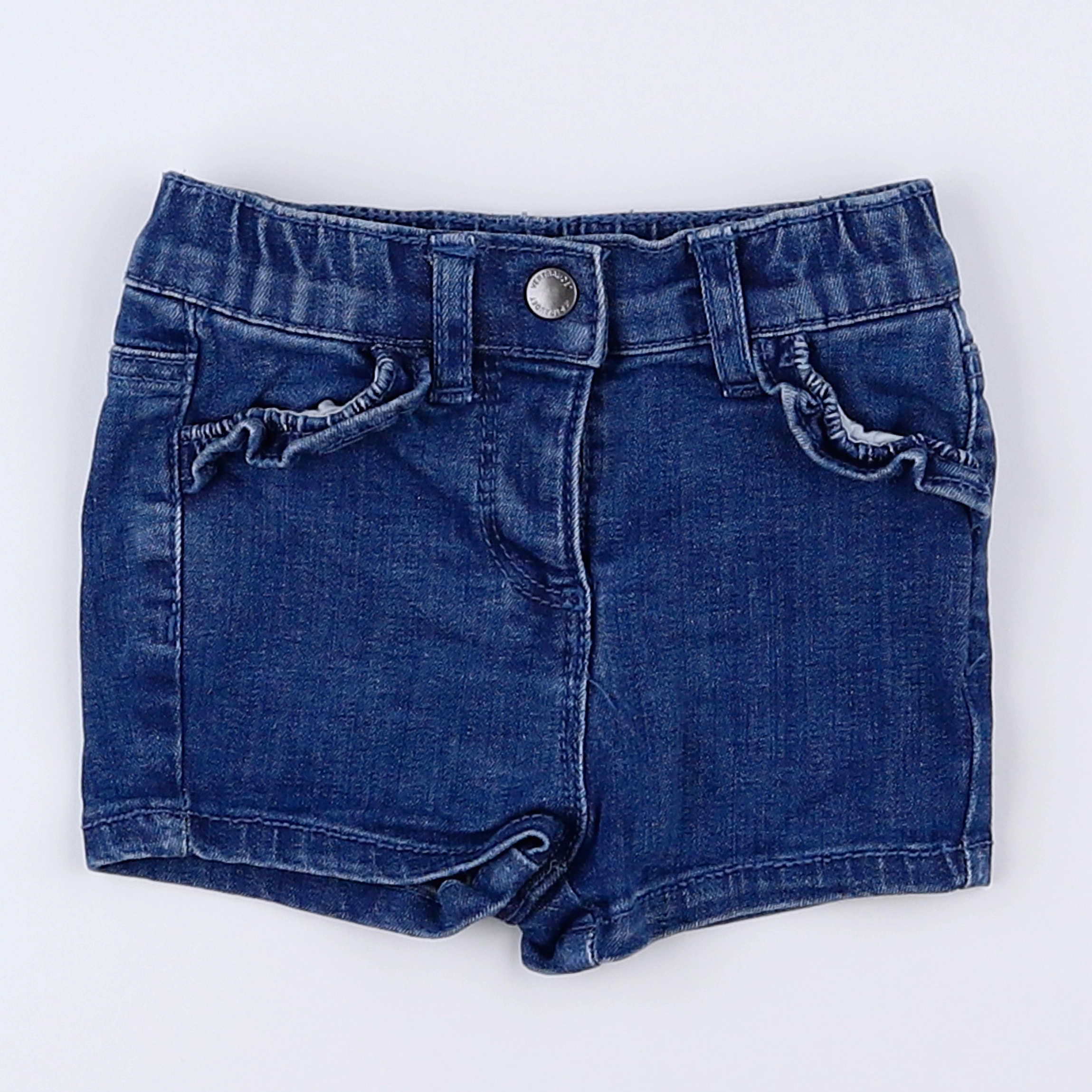 Vertbaudet - short bleu - 3 mois