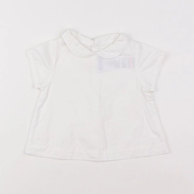 Jacadi - blouse blanc - 12 mois
