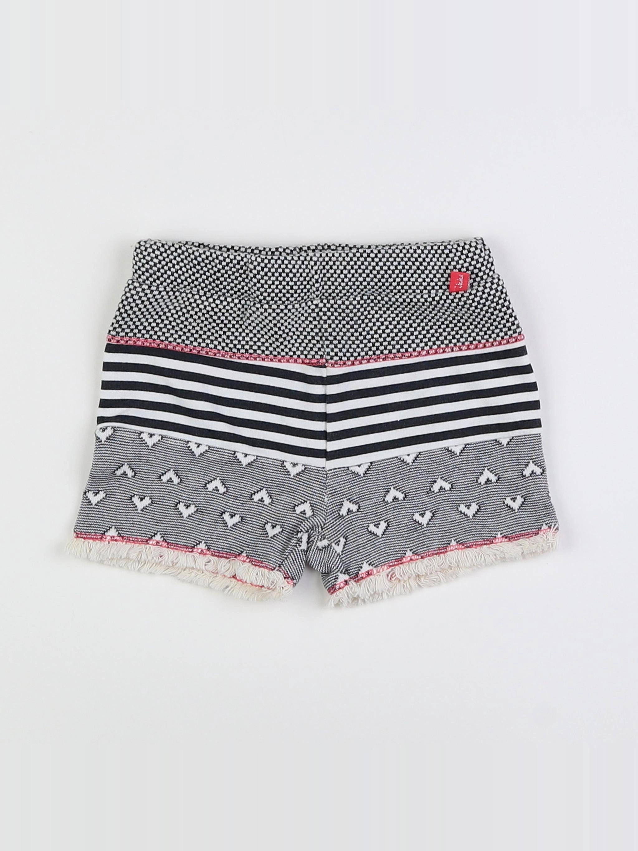 IKKS - short gris - 6 mois