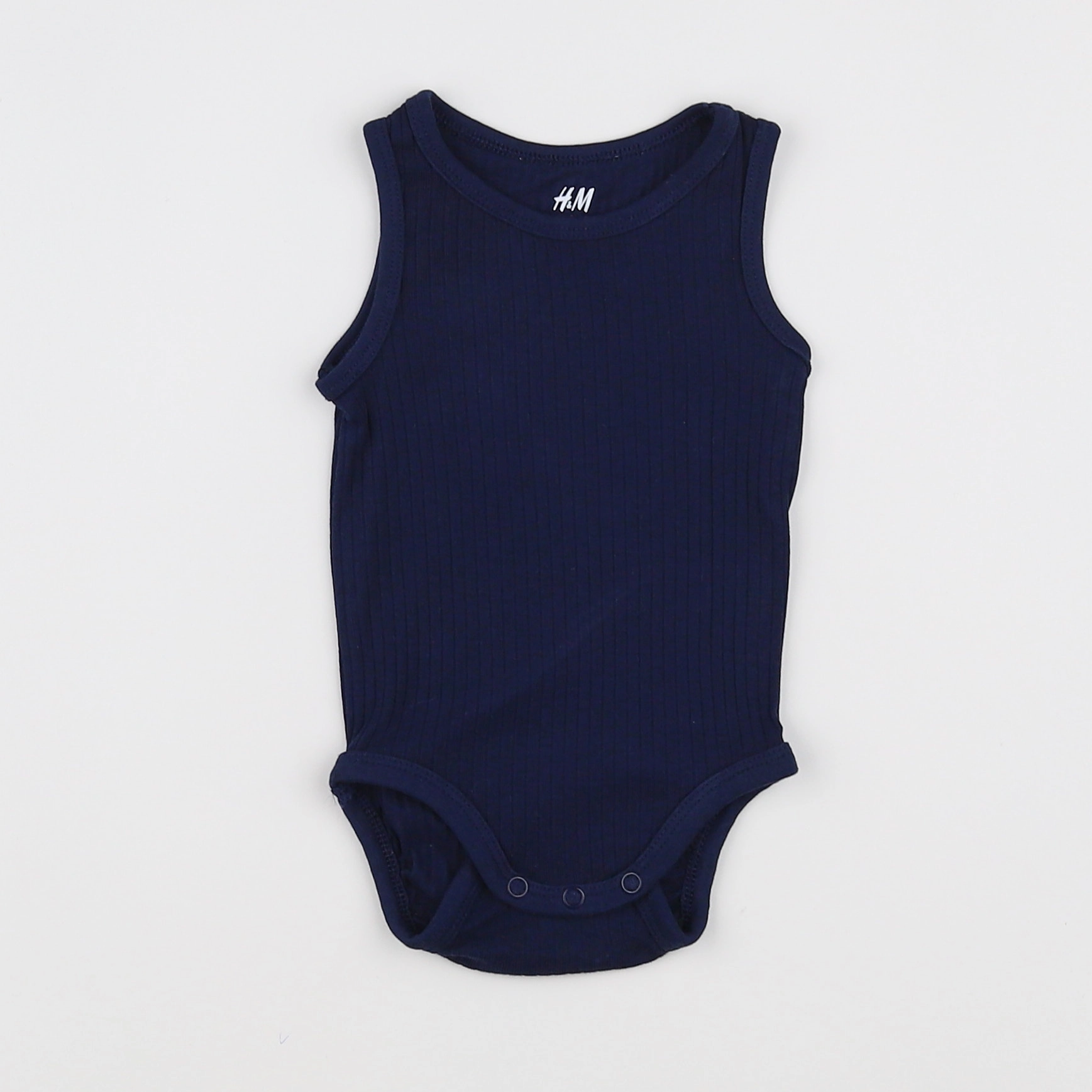H&M - body bleu - 3 mois
