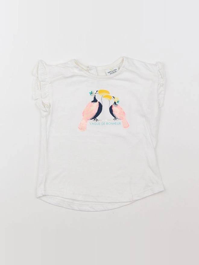 Tape à l'oeil - tee-shirt blanc - 18 mois