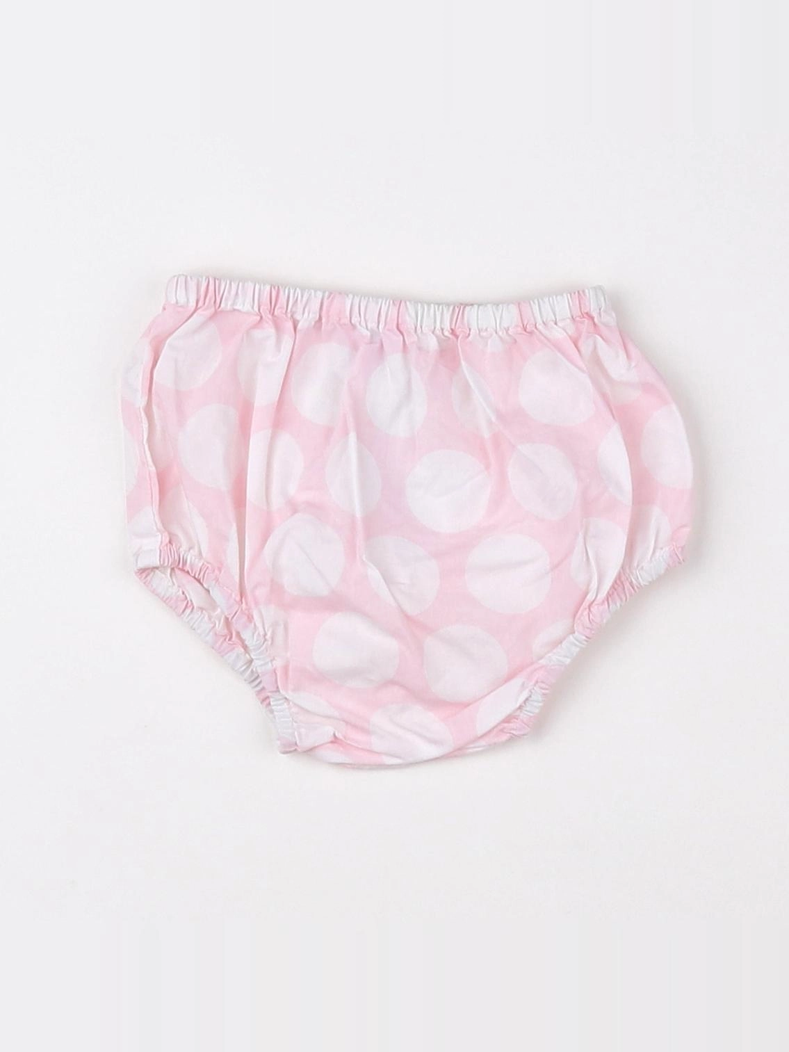 Jacadi - bloomer blanc, rose - 3 mois
