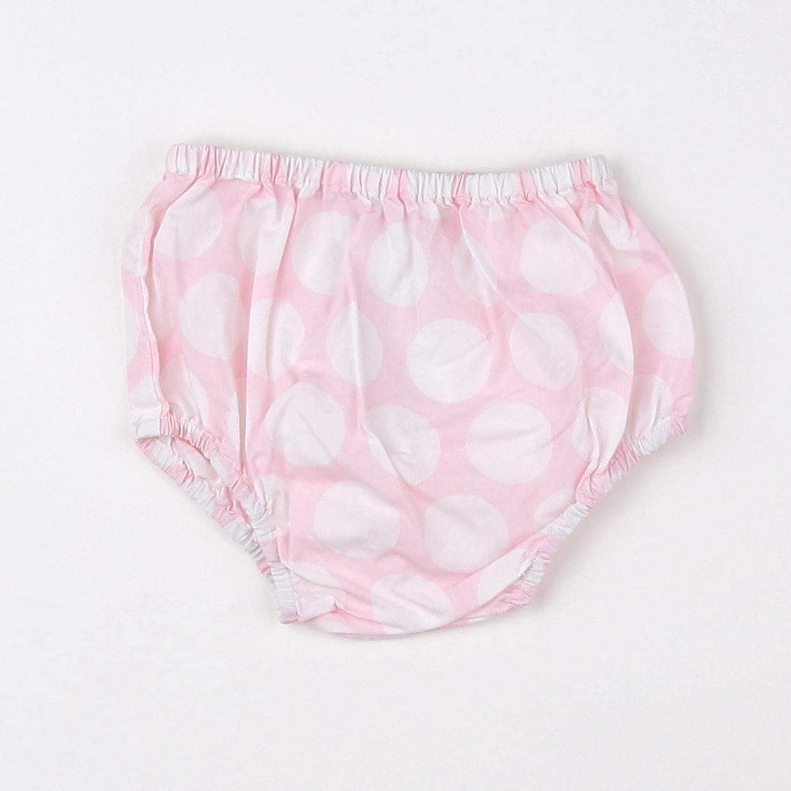 Jacadi - bloomer blanc, rose - 3 mois