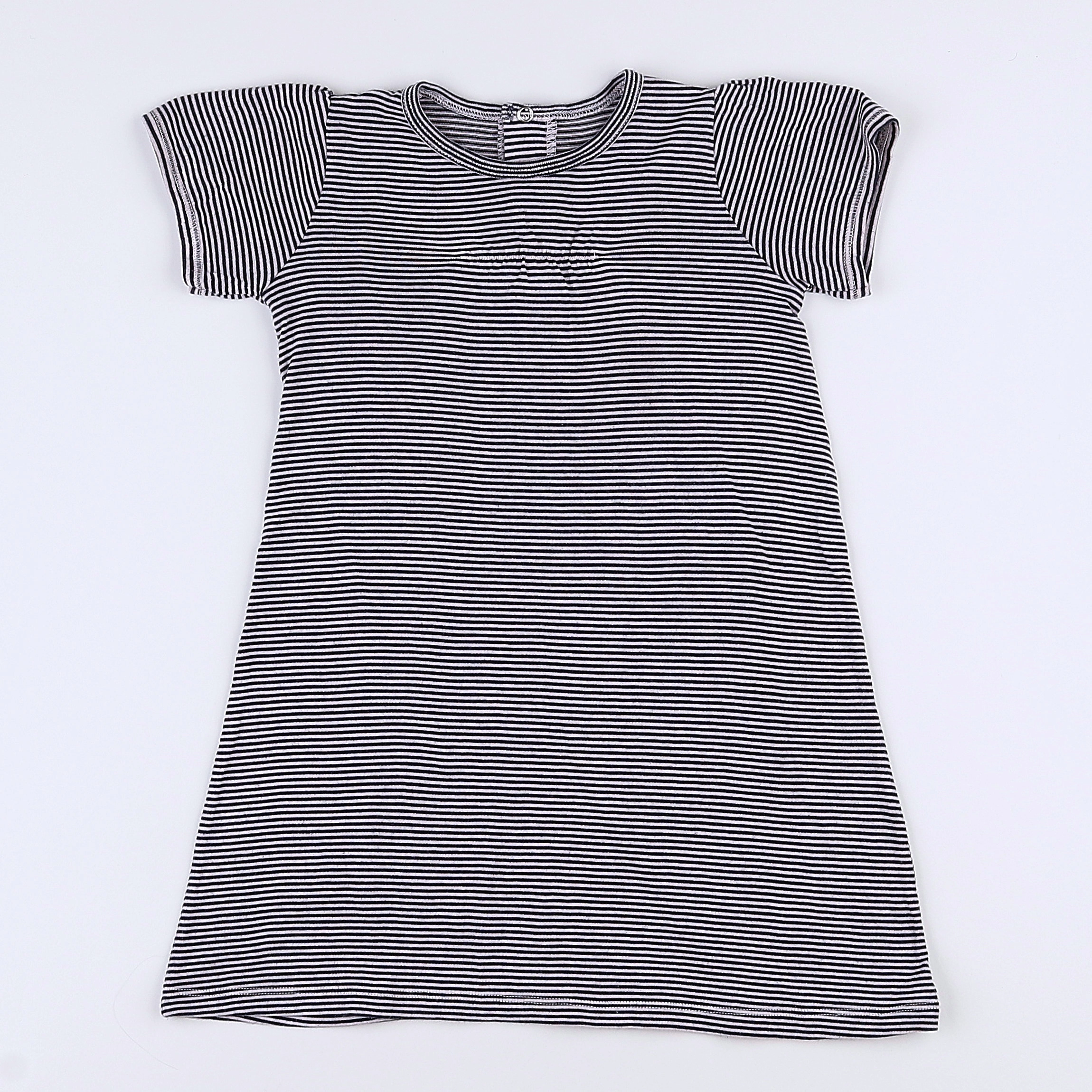 Petit Bateau - robe bleu - 18 mois