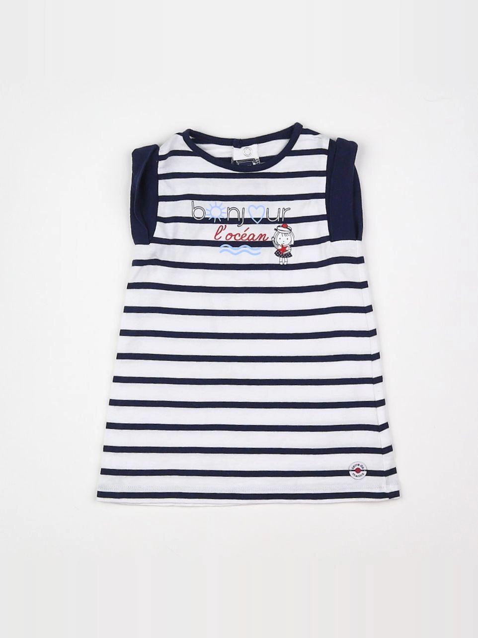 Terre de marins - robe blanc - 6 mois