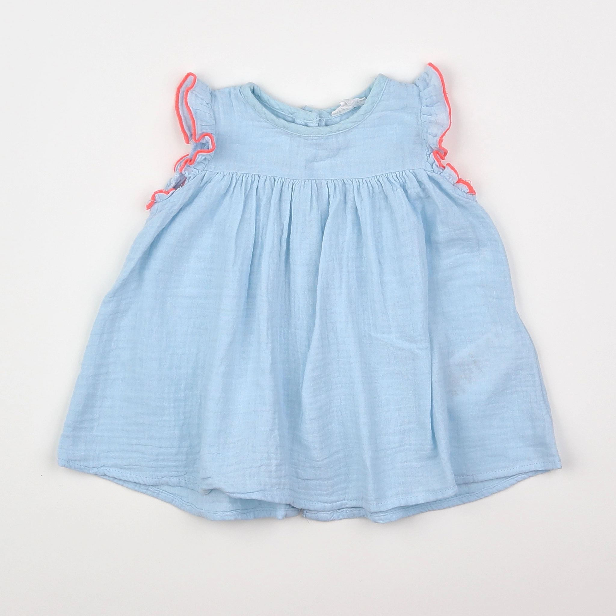 Vertbaudet - robe bleu - 1 mois