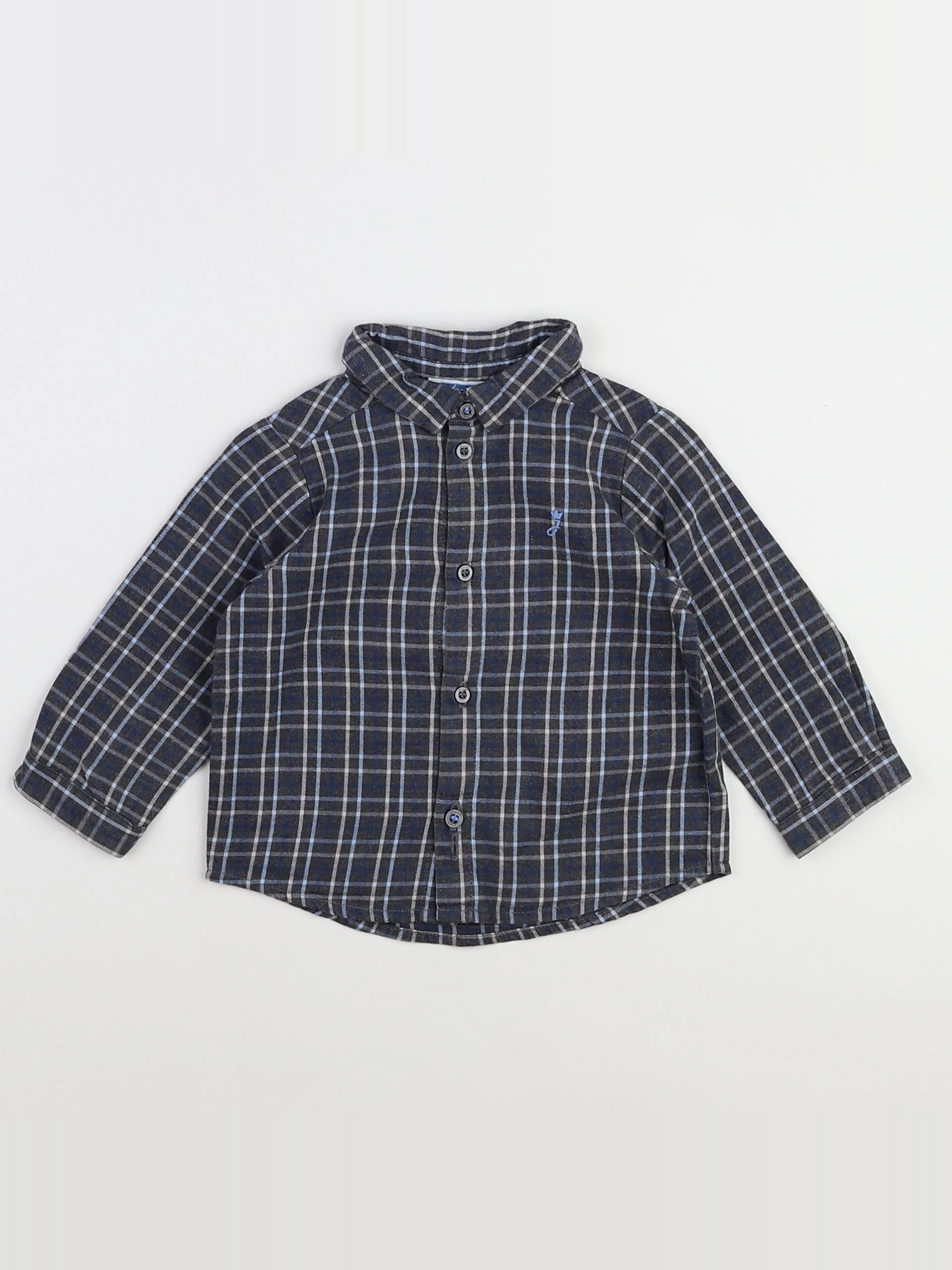 Jacadi - chemise gris - 12 mois