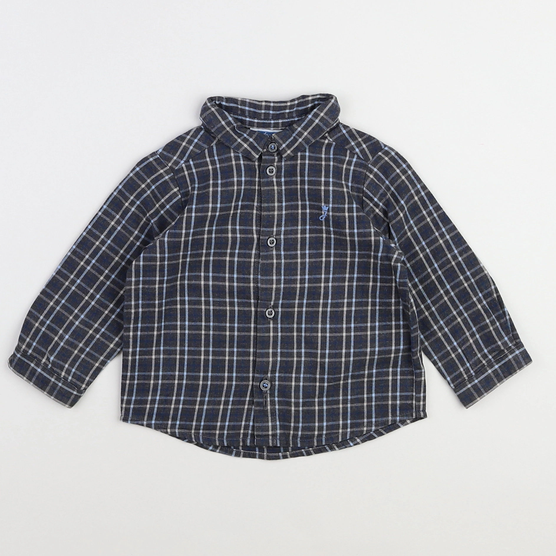 Jacadi - chemise gris - 12 mois