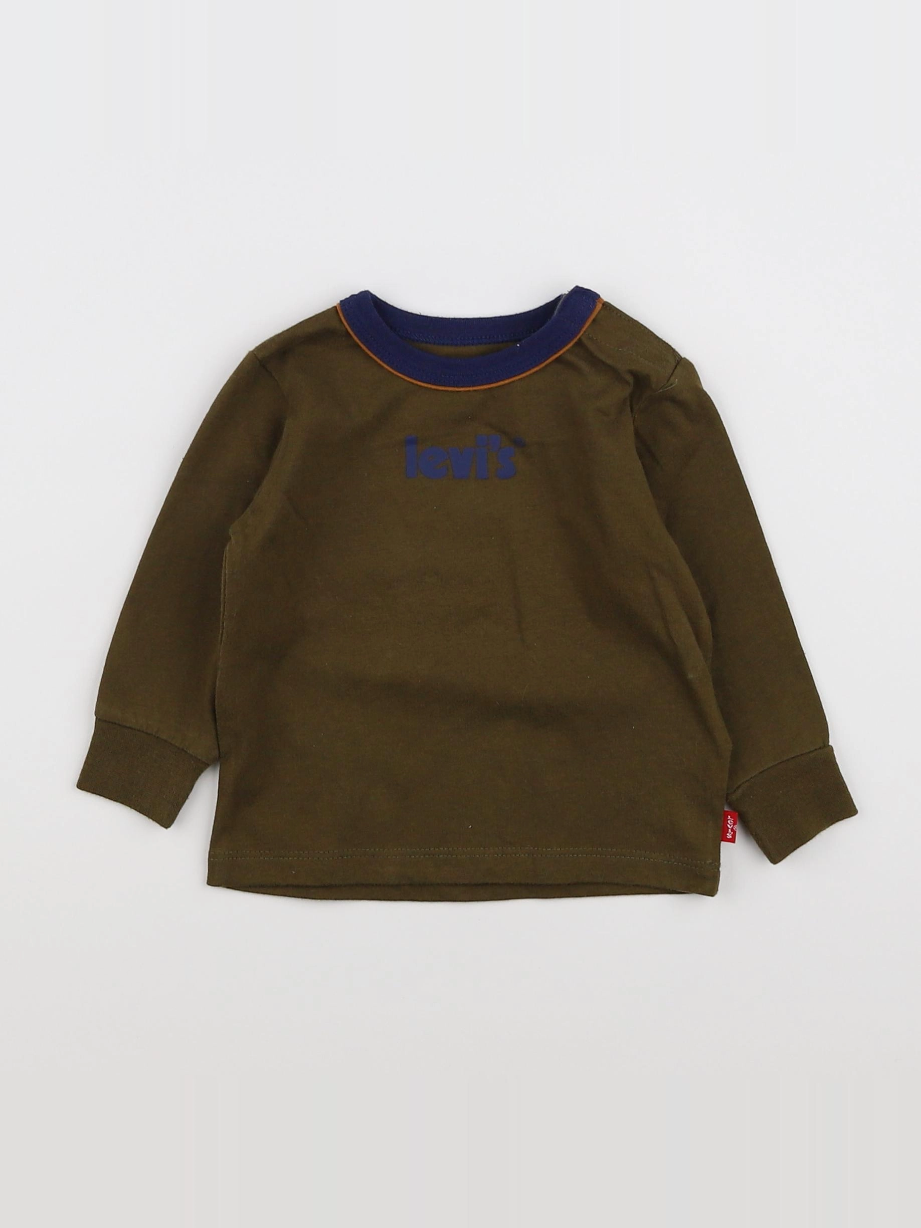 Levi's - tee-shirt vert, bleu - 12 mois