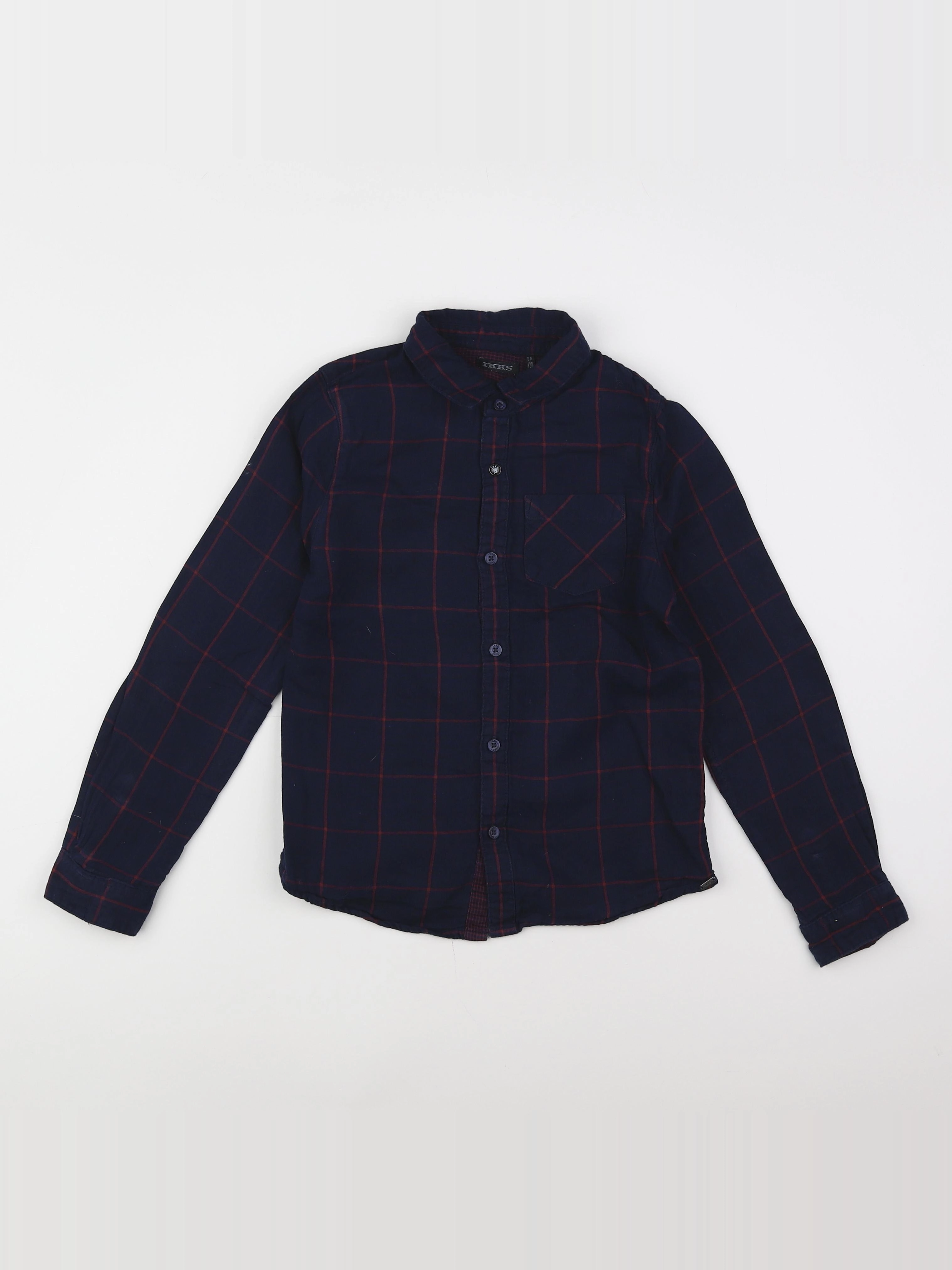 IKKS - chemise bleu - 8 ans