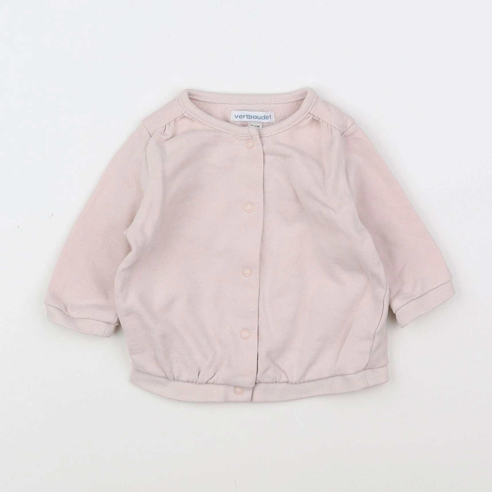 Vertbaudet - gilet rose - 3 mois