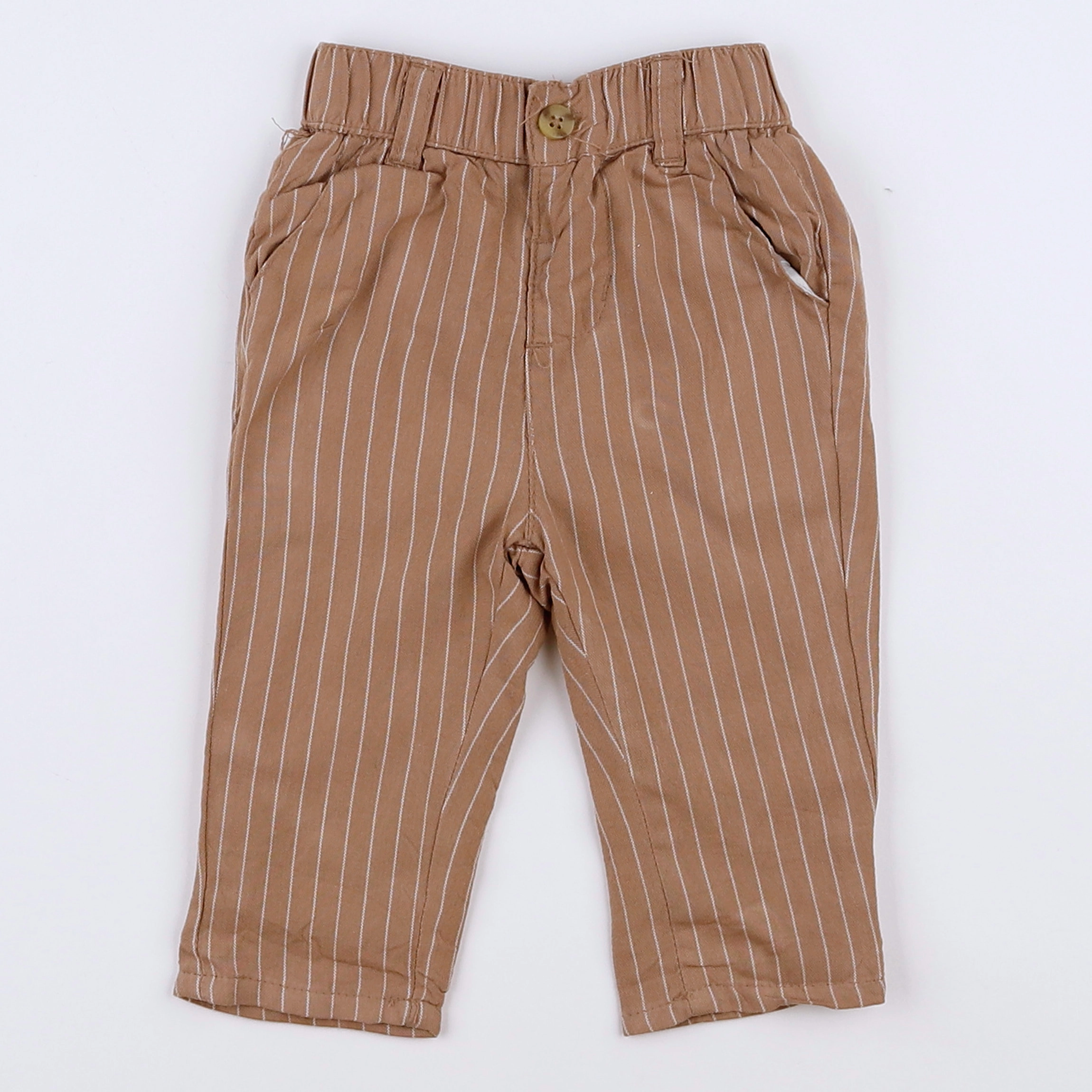 Vertbaudet - pantalon marron - 3 mois