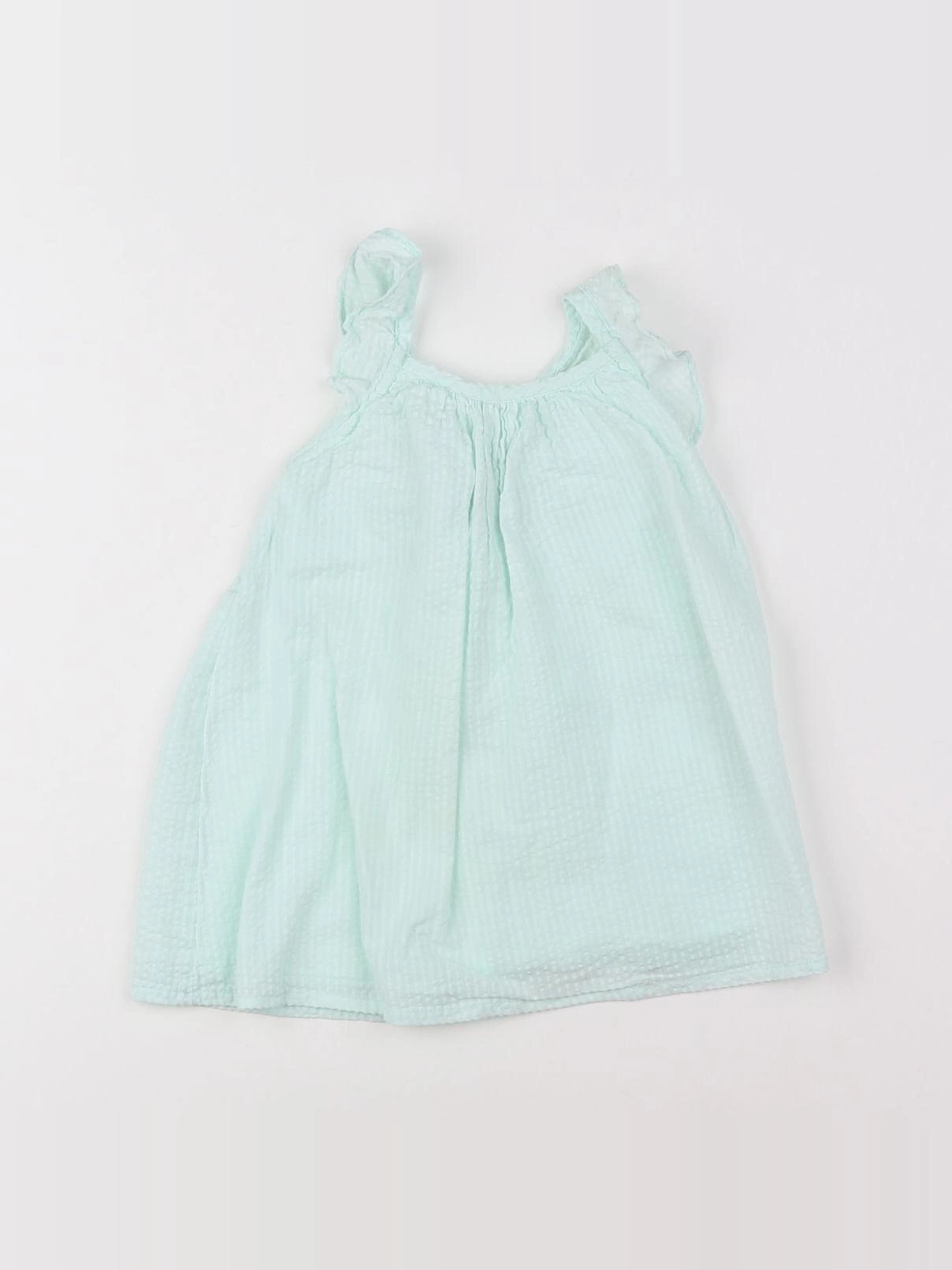 Tape à l'oeil - robe vert - 9 mois