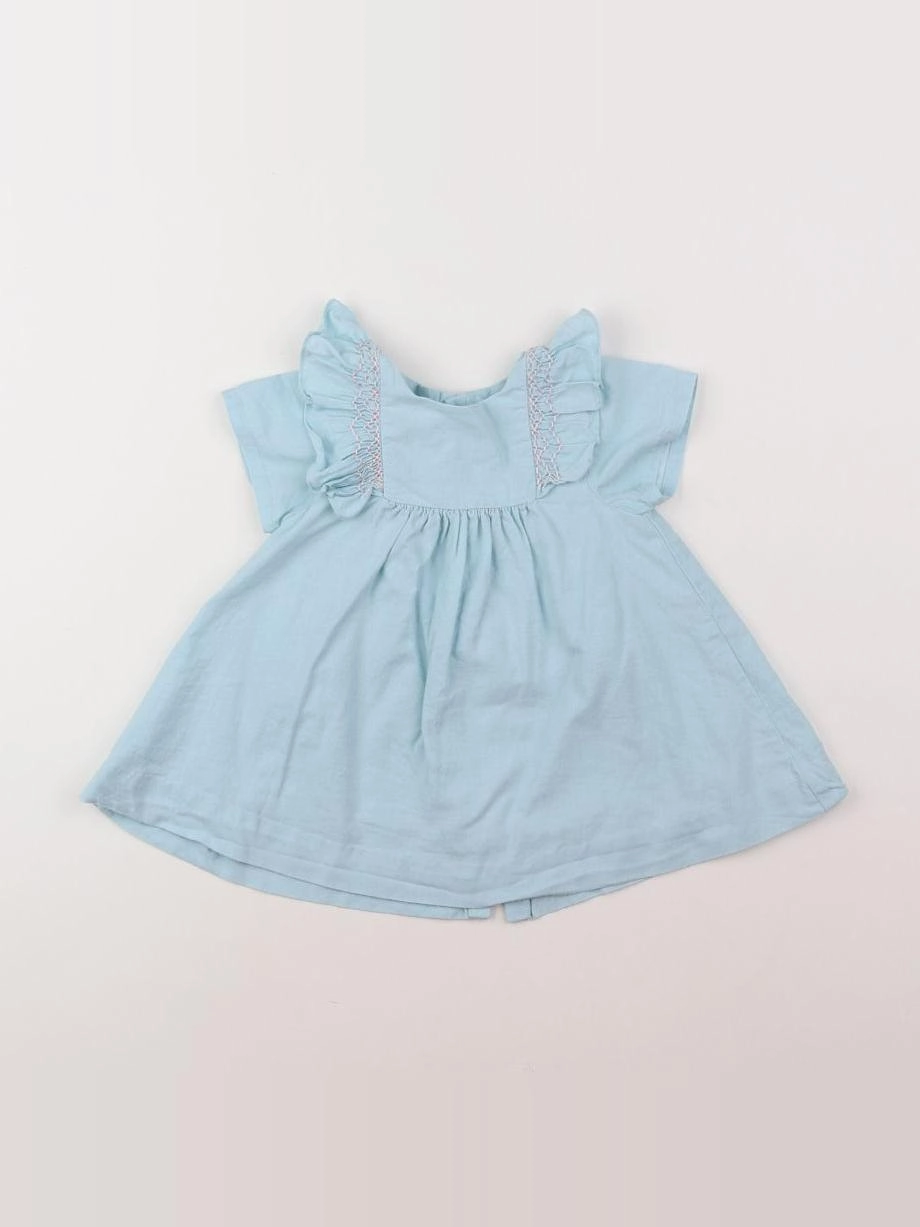 Jacadi - robe bleu - 12 mois