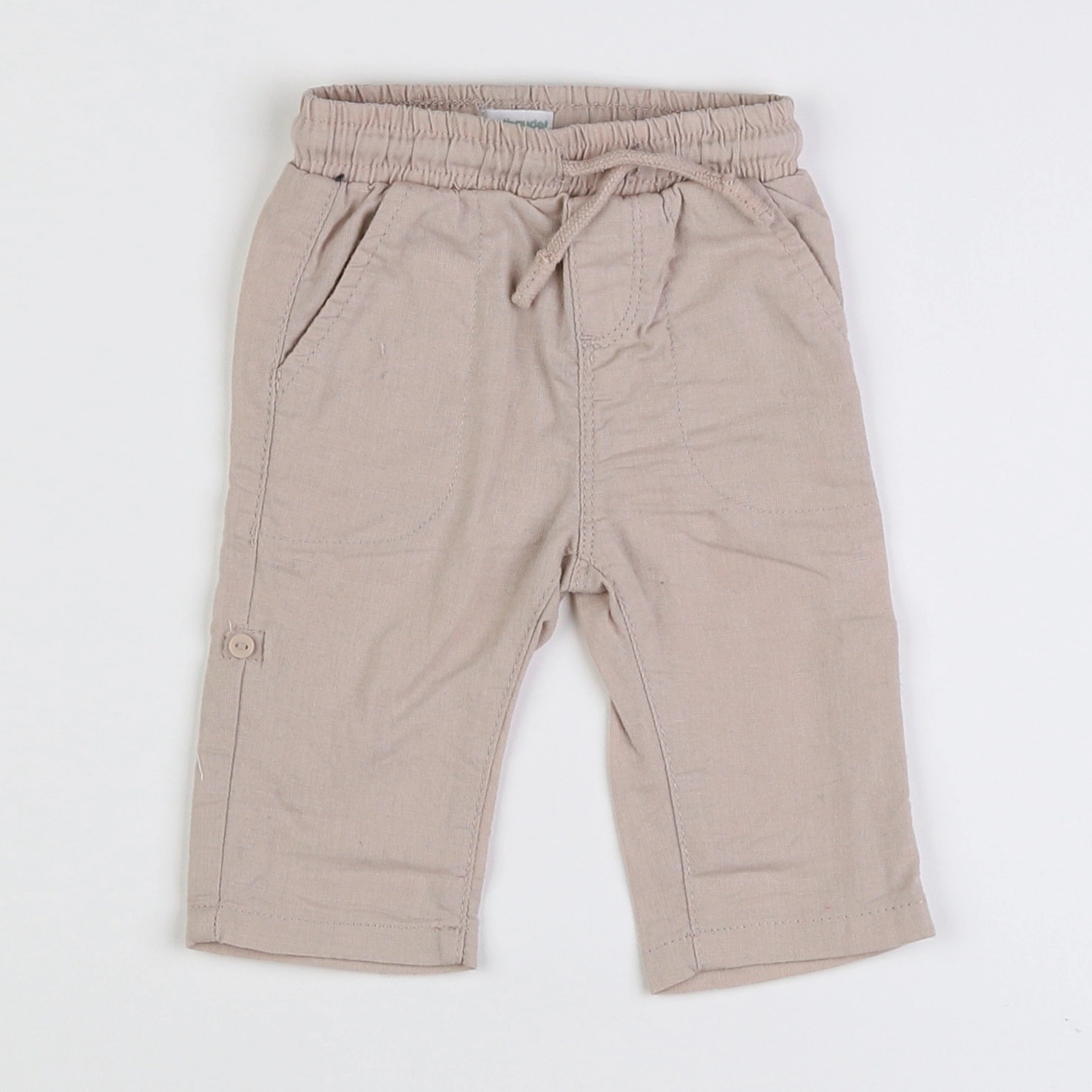 Vertbaudet - pantalon marron - 3 mois