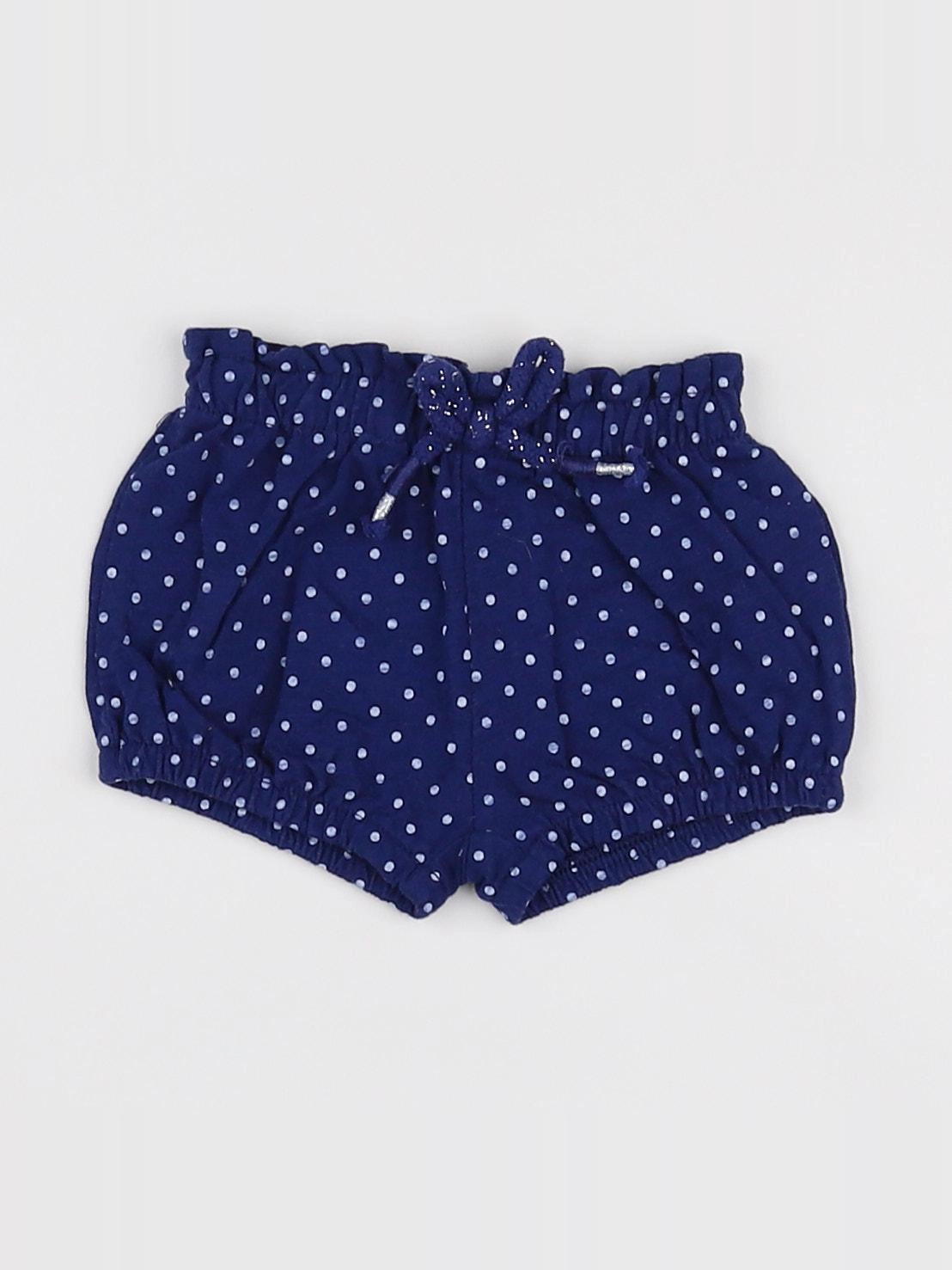 Vertbaudet - short bleu - 3 mois