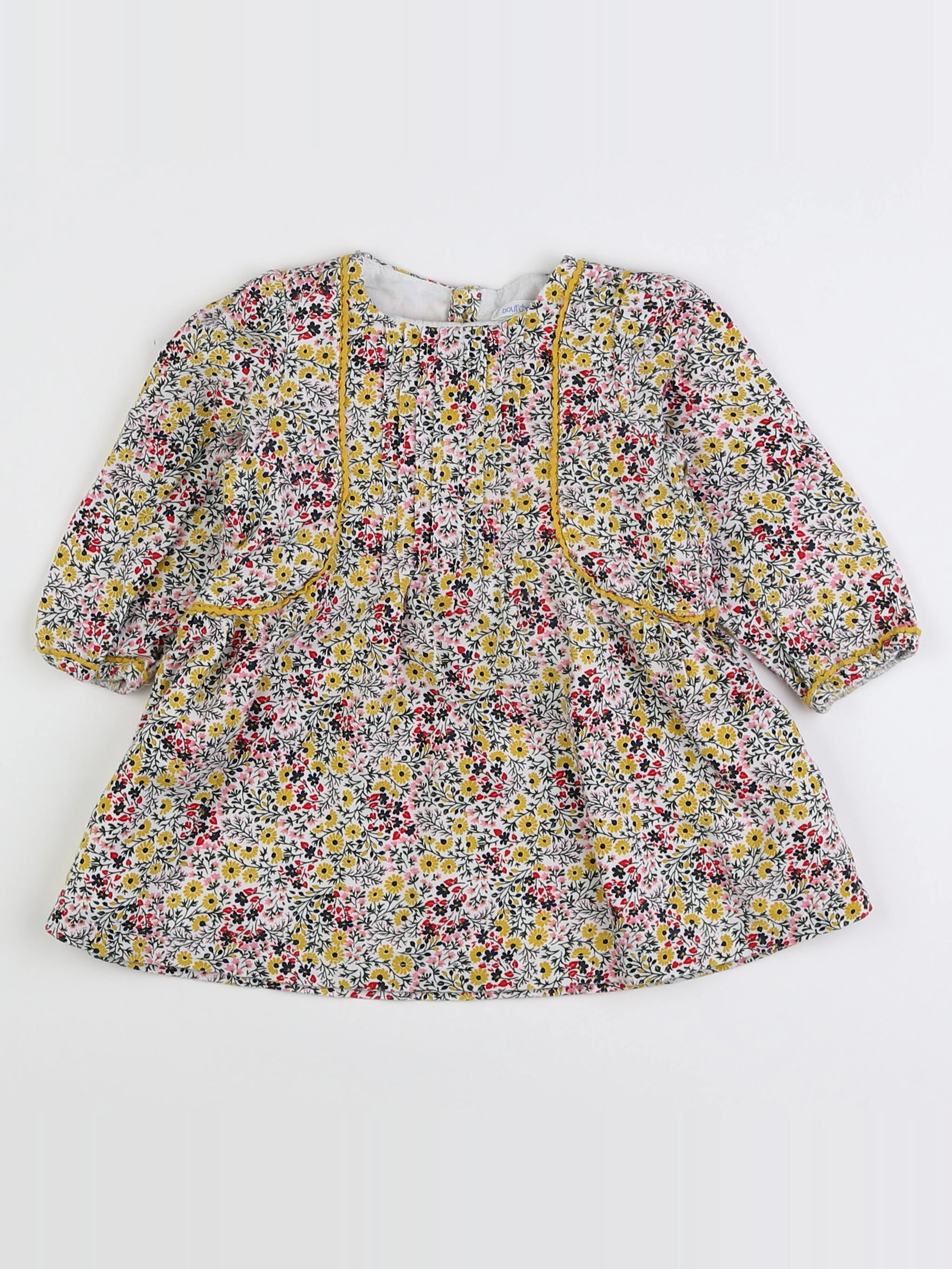 Boutchou - robe multicolore - 9 mois