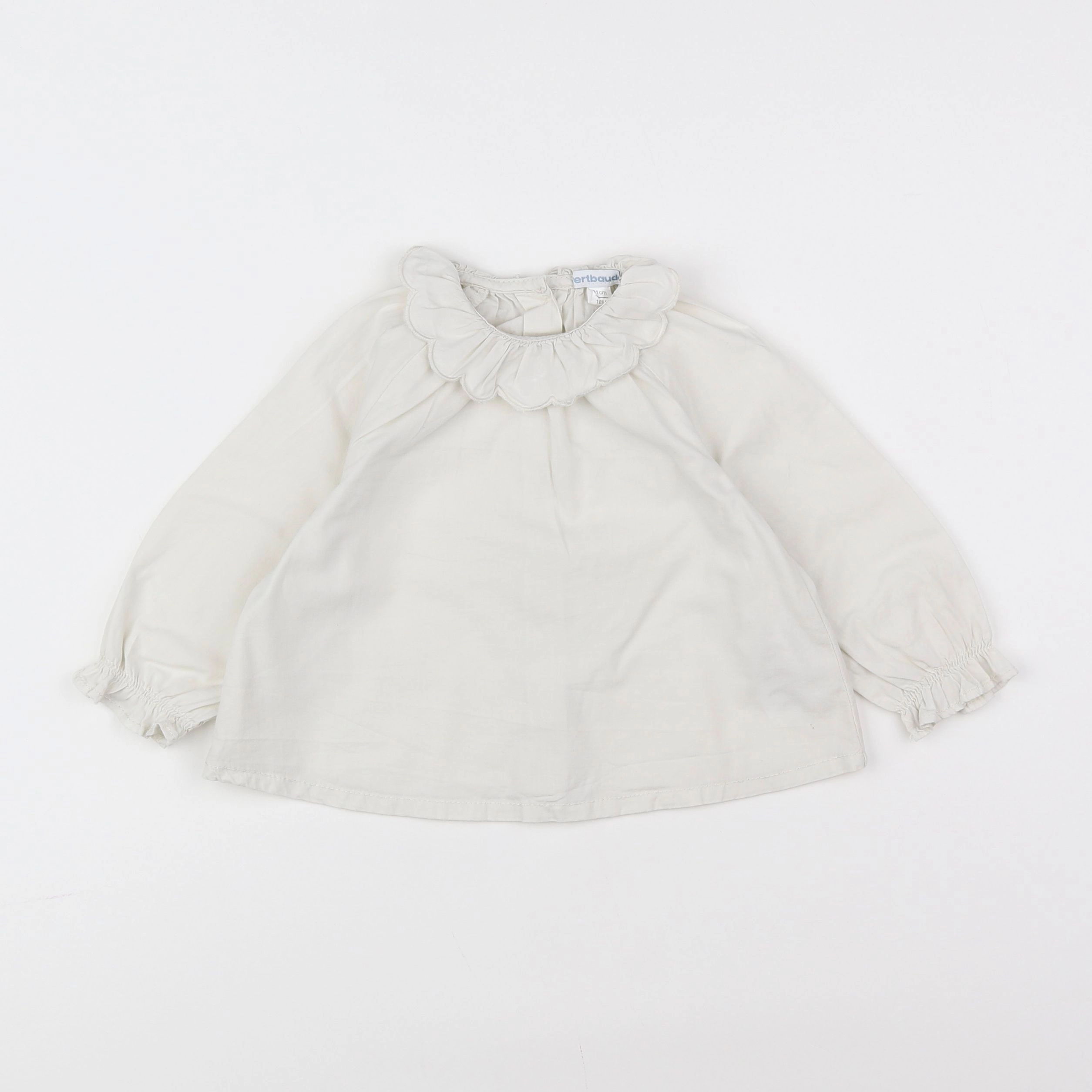 Vertbaudet - blouse blanc - 18 mois