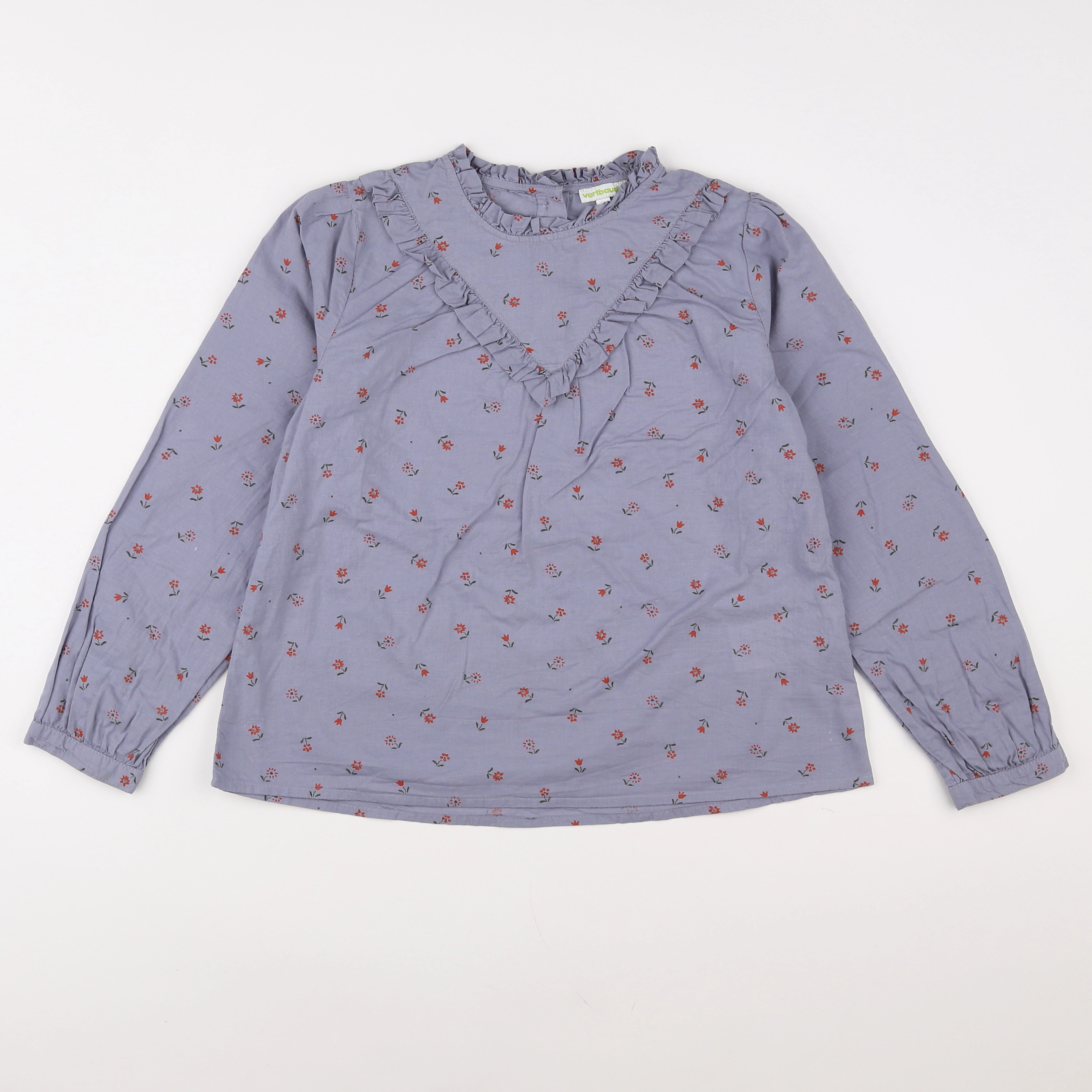 Vertbaudet - blouse bleu - 9 ans