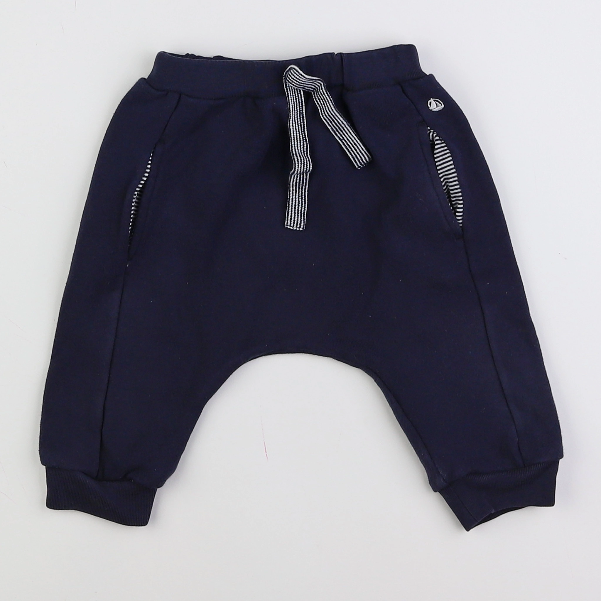 Petit Bateau - jogging bleu - 12 mois