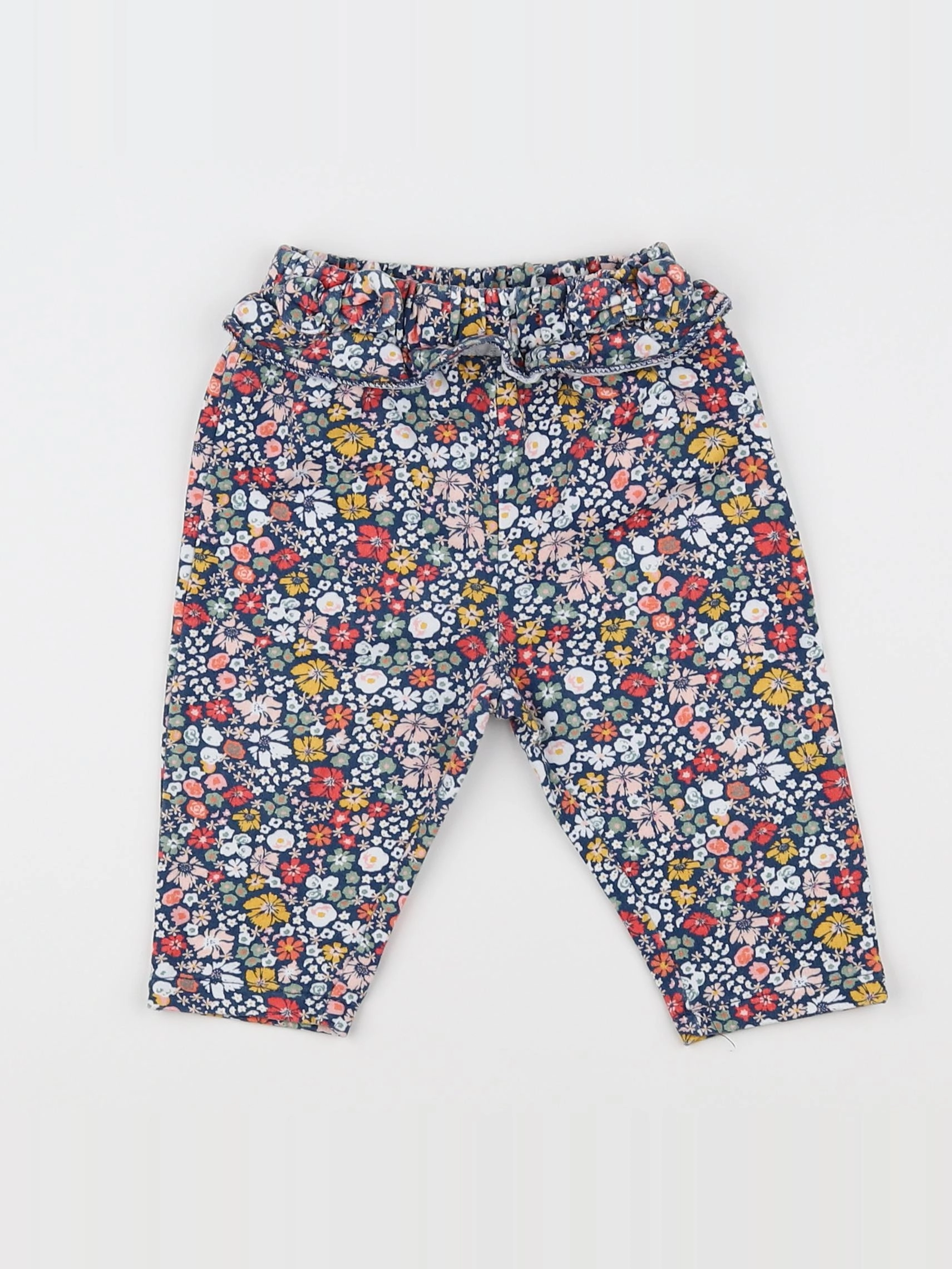 Vertbaudet - pantalon multicolore - 9 mois