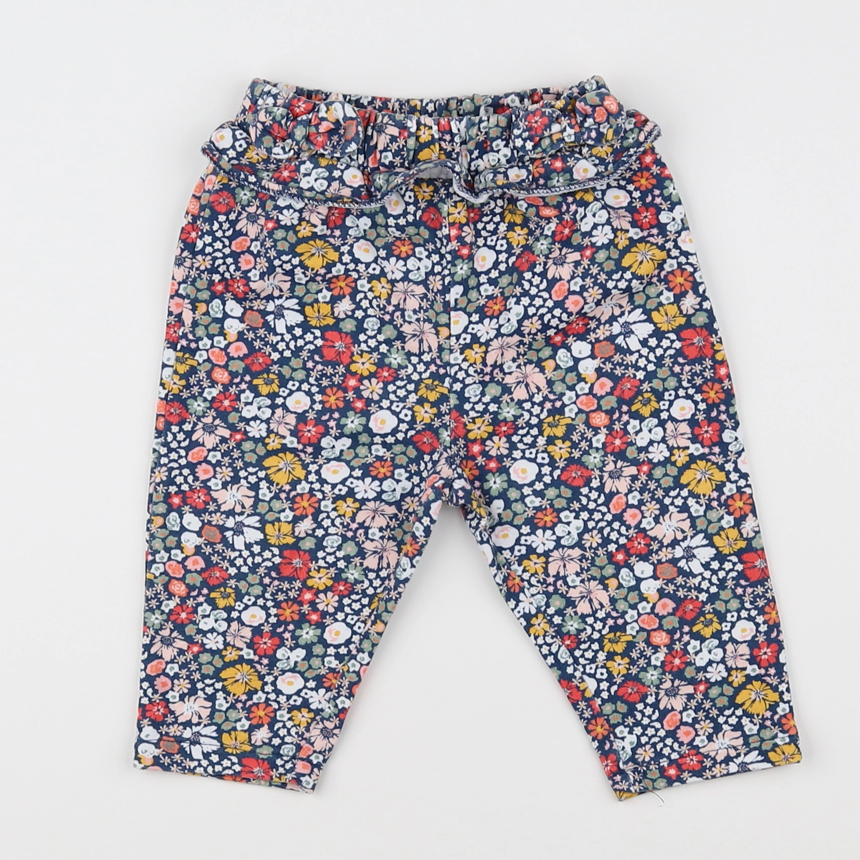 Vertbaudet - pantalon multicolore - 9 mois